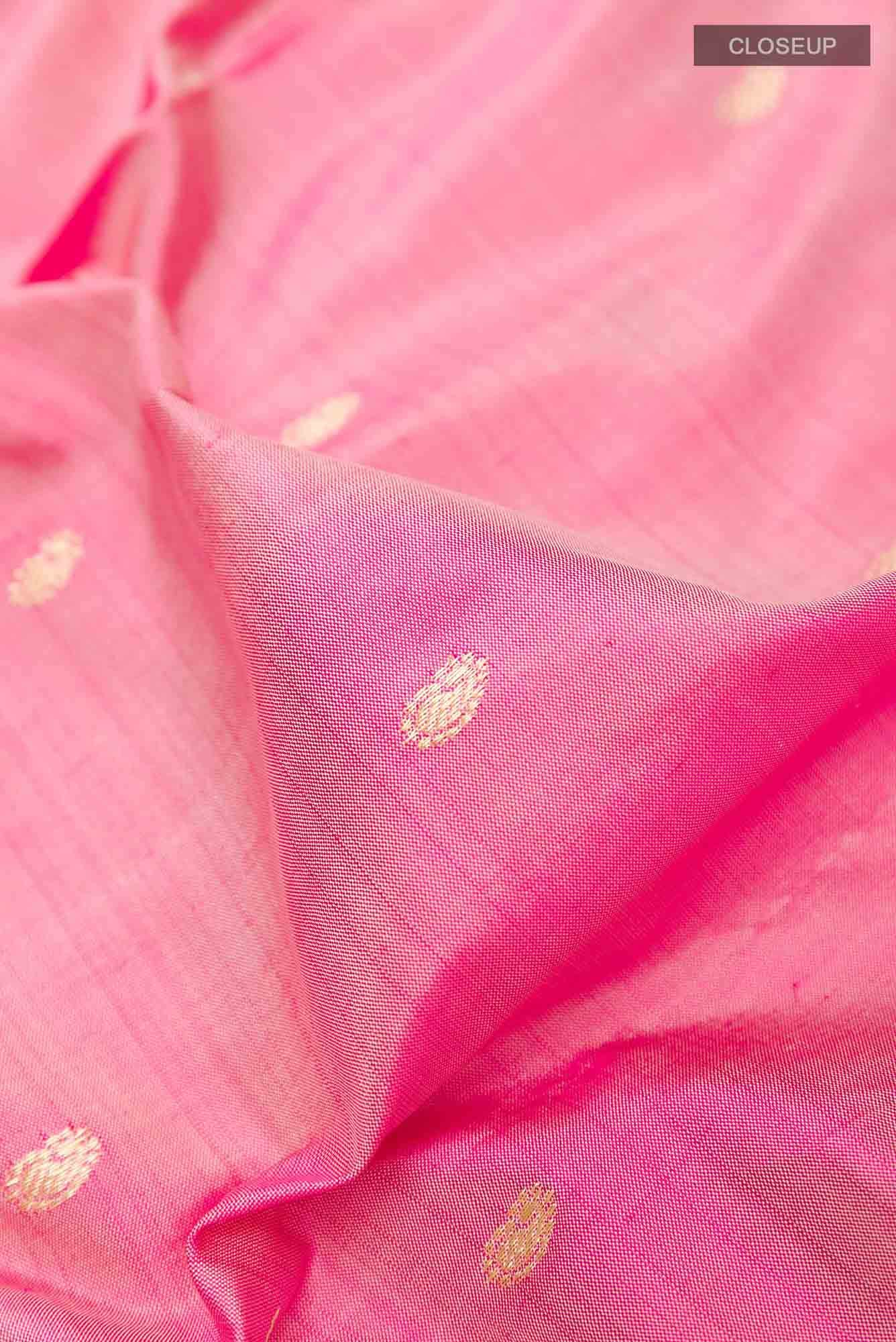 Pink Paithani Silk Saree
