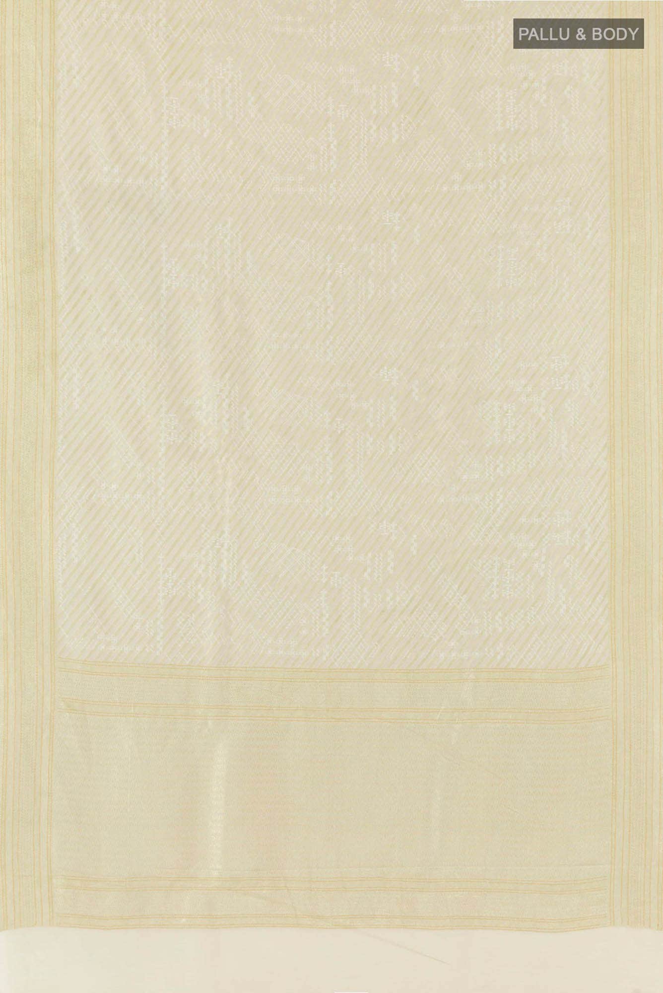 Off White Tussar Saree