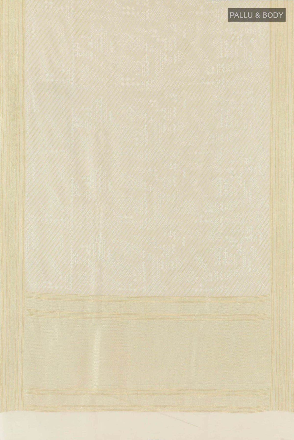 Off White Tussar Saree