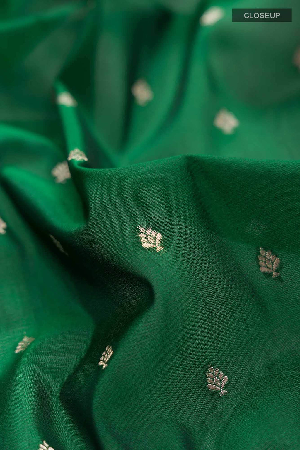 Green Blended Banarasi Silk Saree
