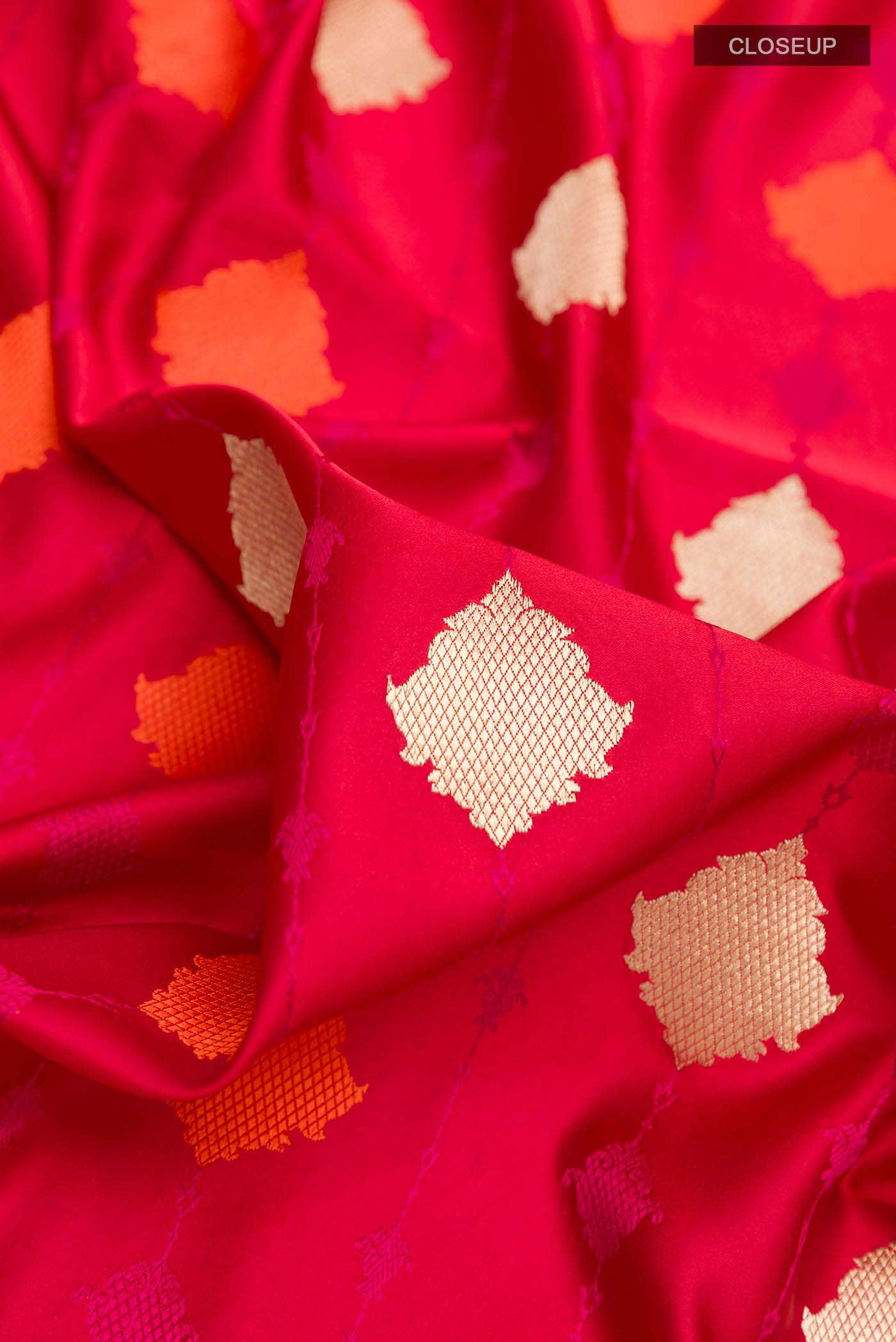 Red Banarasi Silk Saree