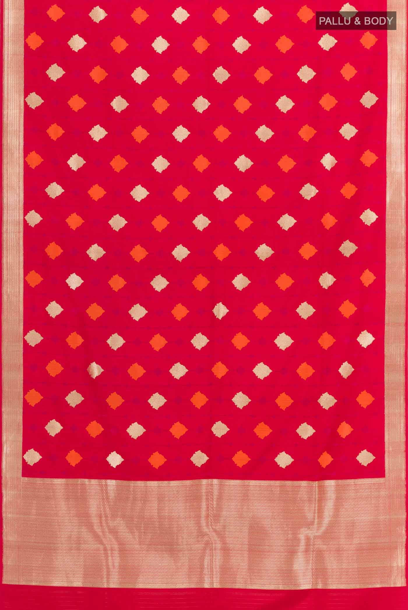 Red Banarasi Silk Saree