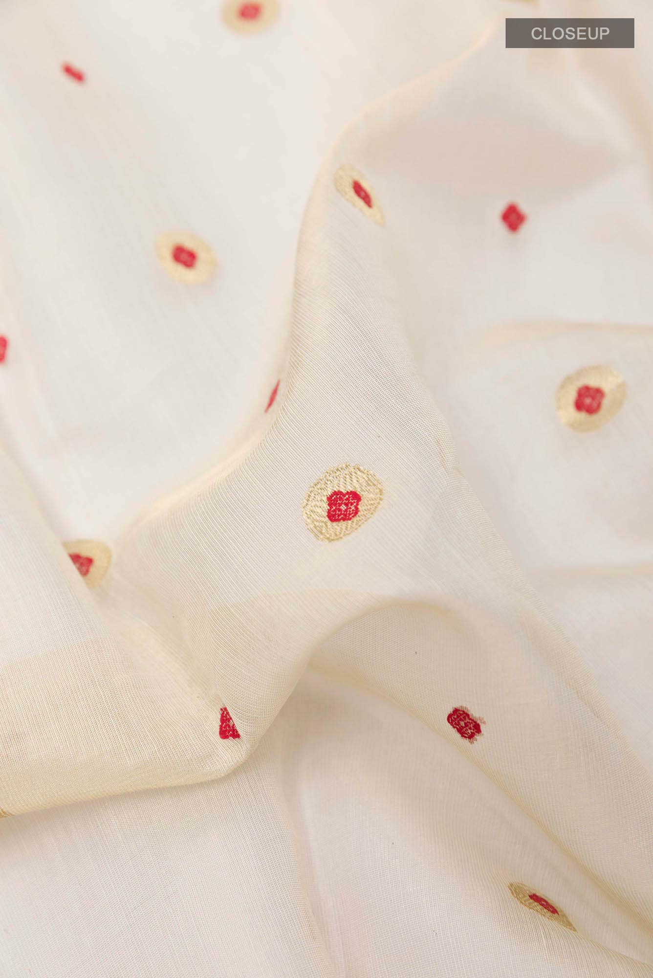 Beige Banarasi Tissue Silk Saree