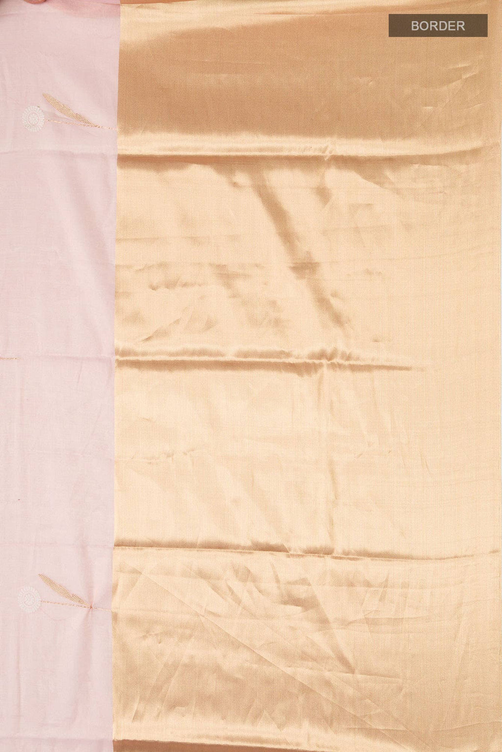 Rose Gold Chanderi Silk Saree