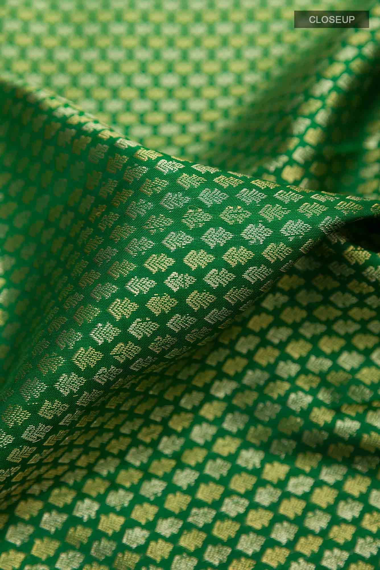 Green Kanchipuram Silk Saree