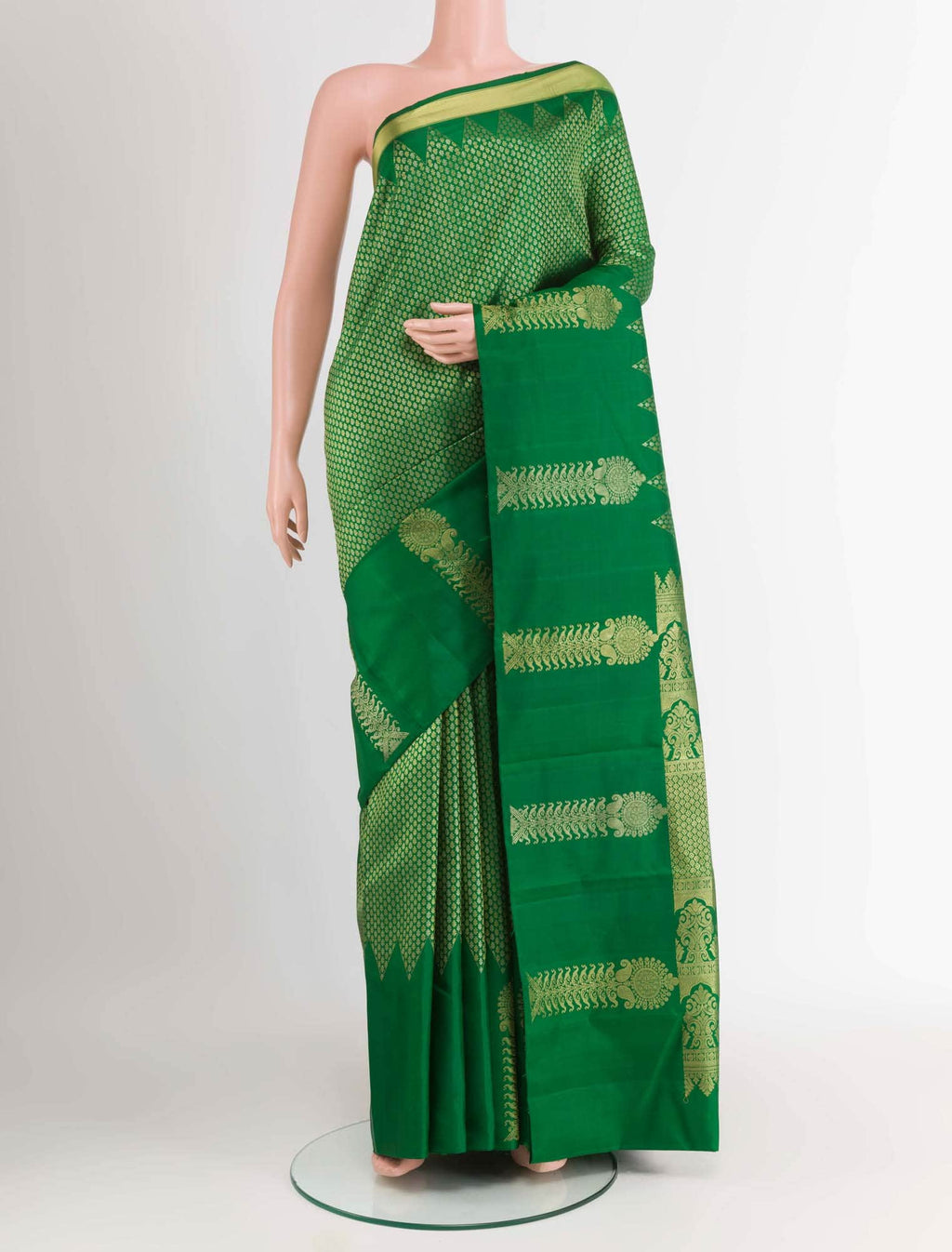 Green Kanchipuram Silk Saree