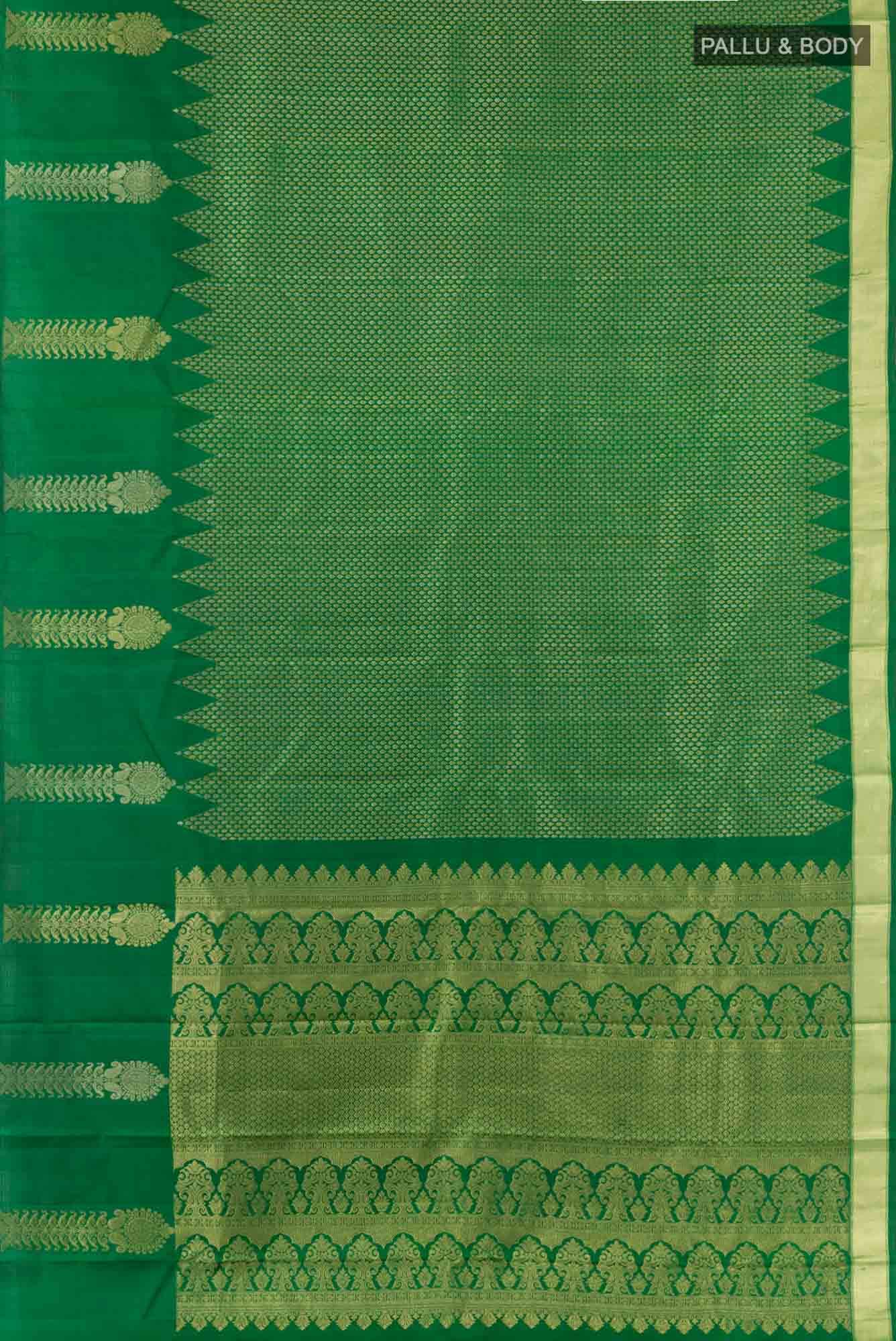 Green Kanchipuram Silk Saree