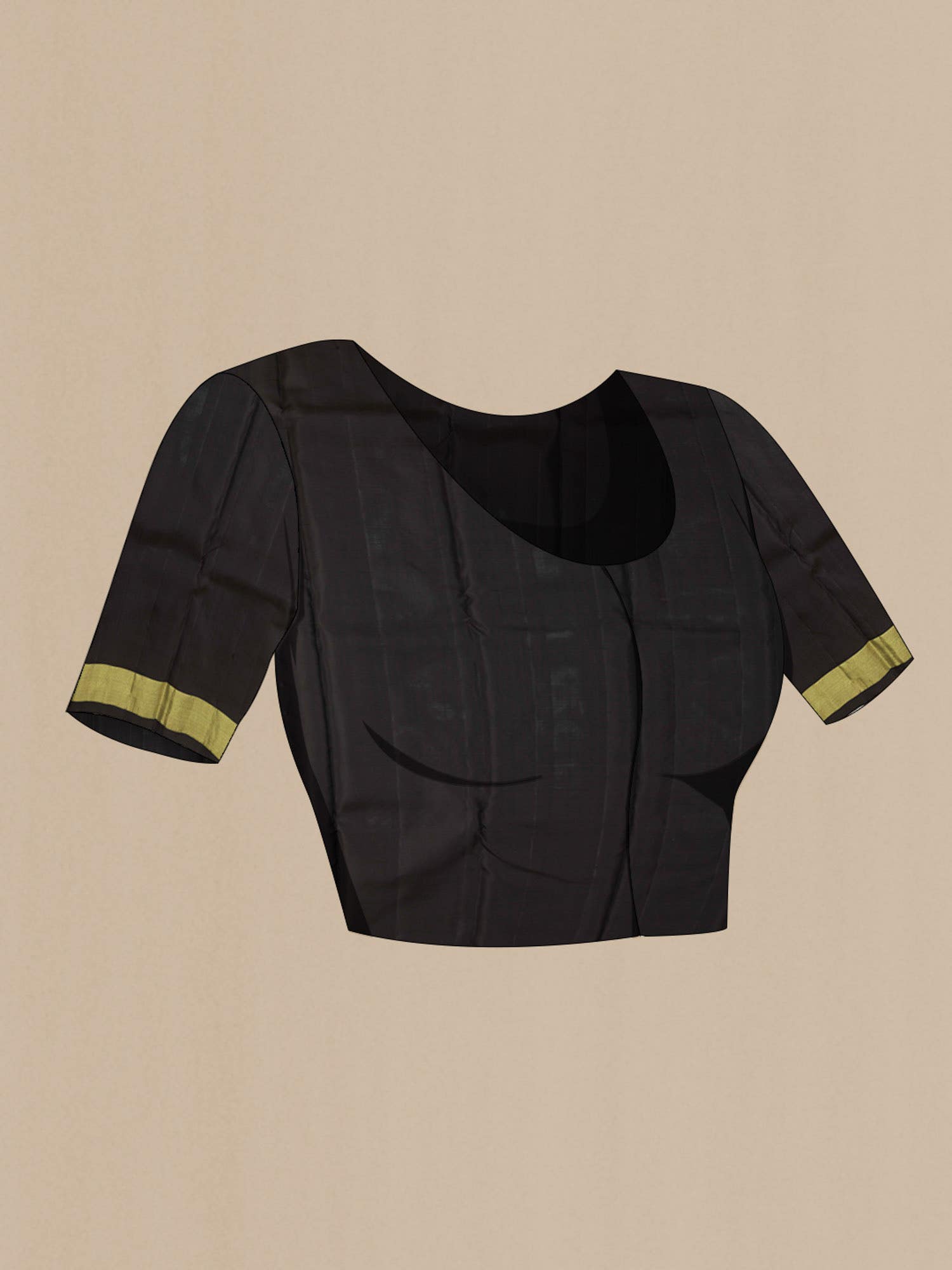 Black Kanchipuram Silk Saree