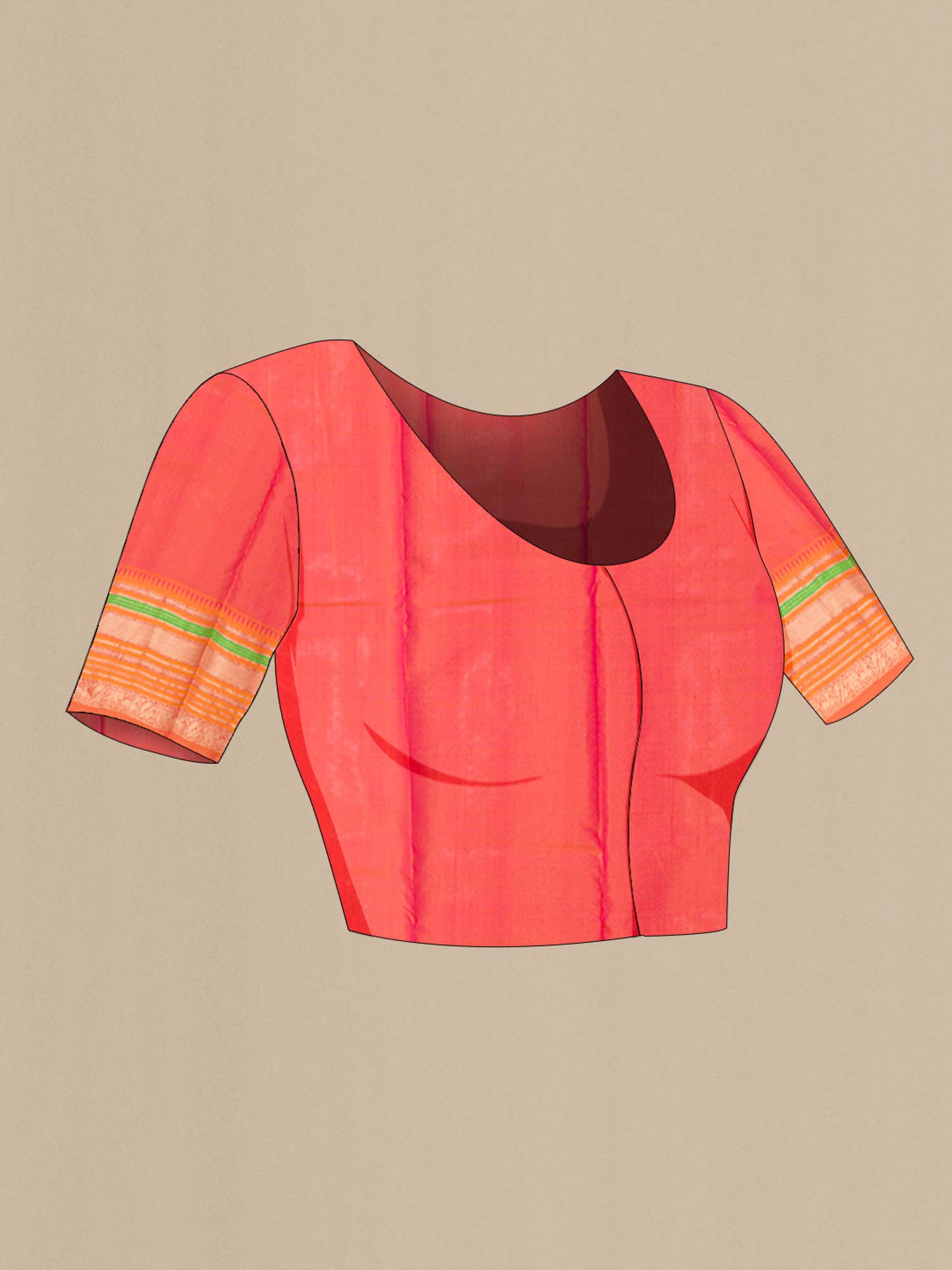 Pink Kanchipuram Silk Saree