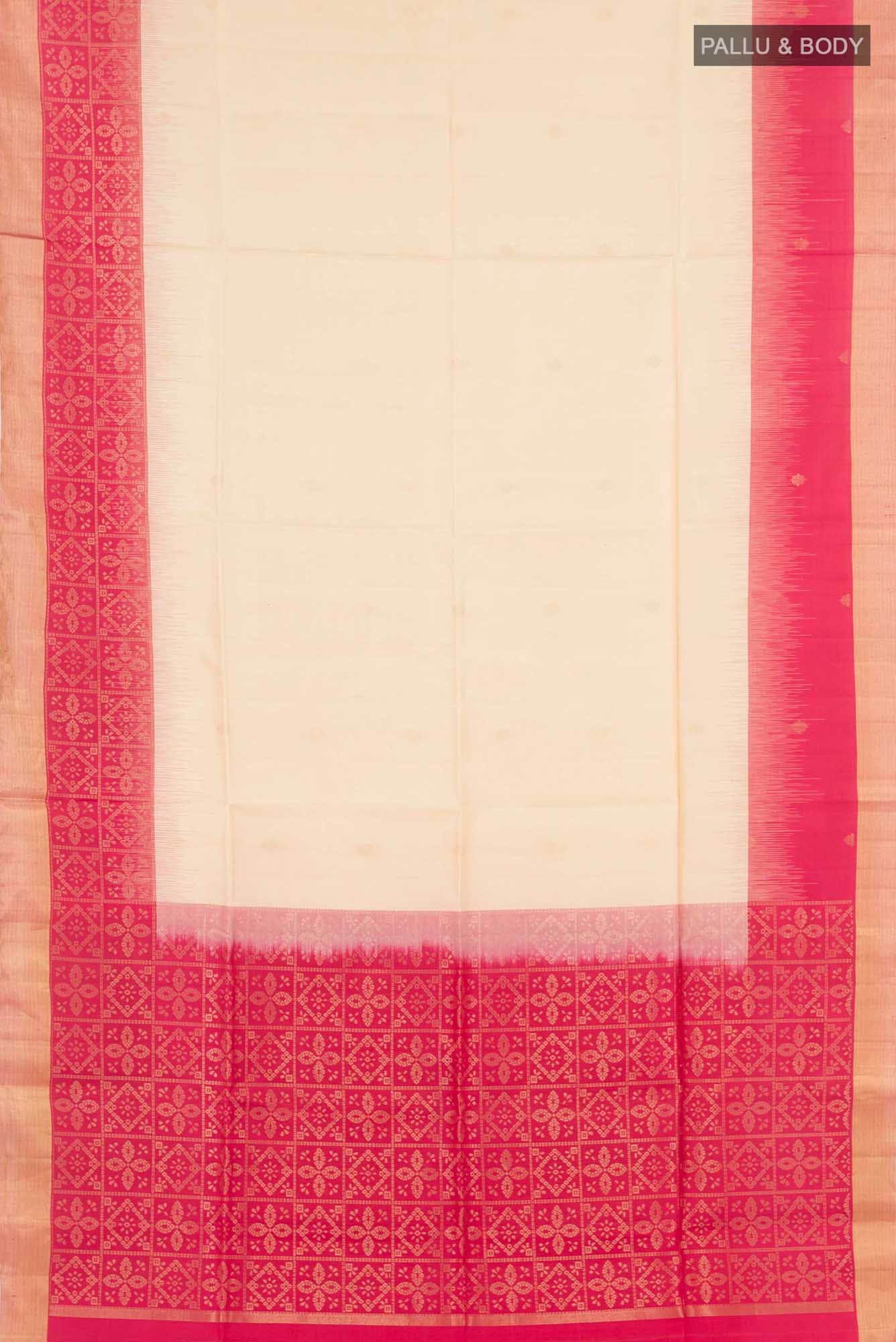 Beige Soft Silk Saree