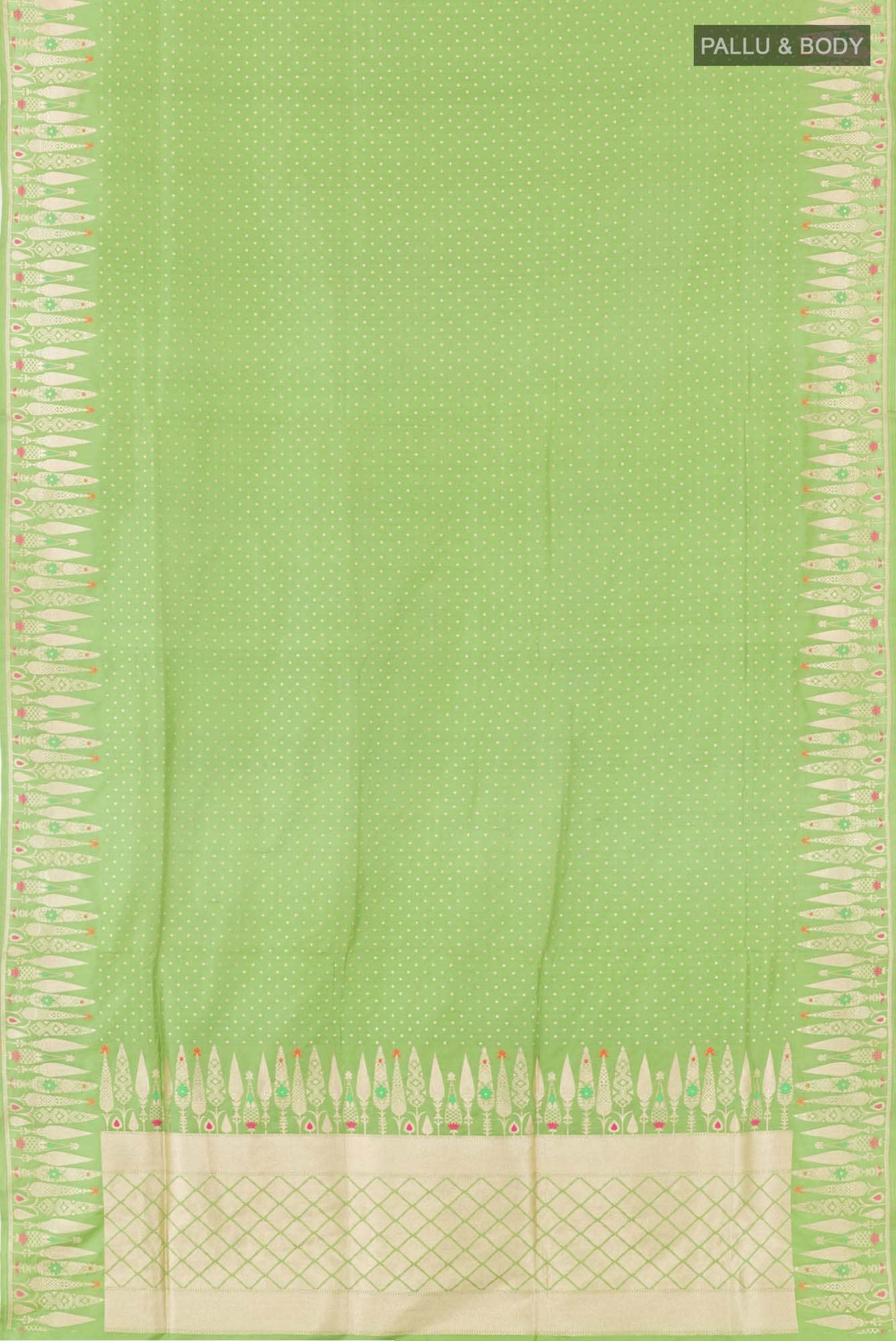 Green Banarasi Silk Saree