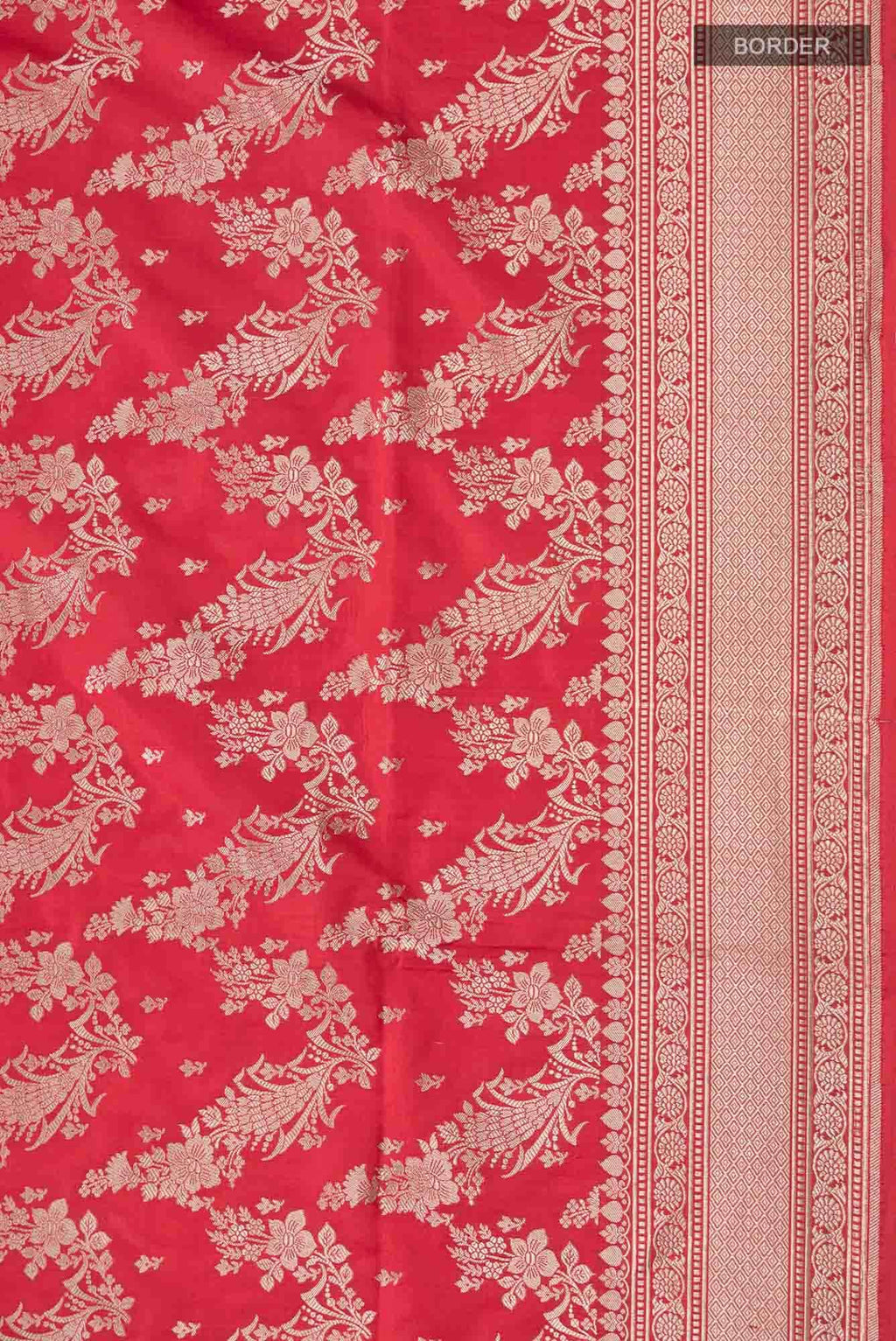 Red Banarasi Silk Saree