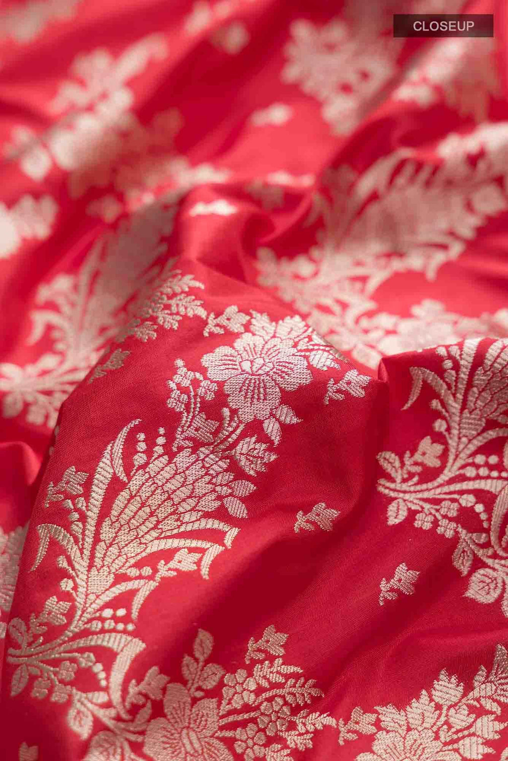 Red Banarasi Silk Saree