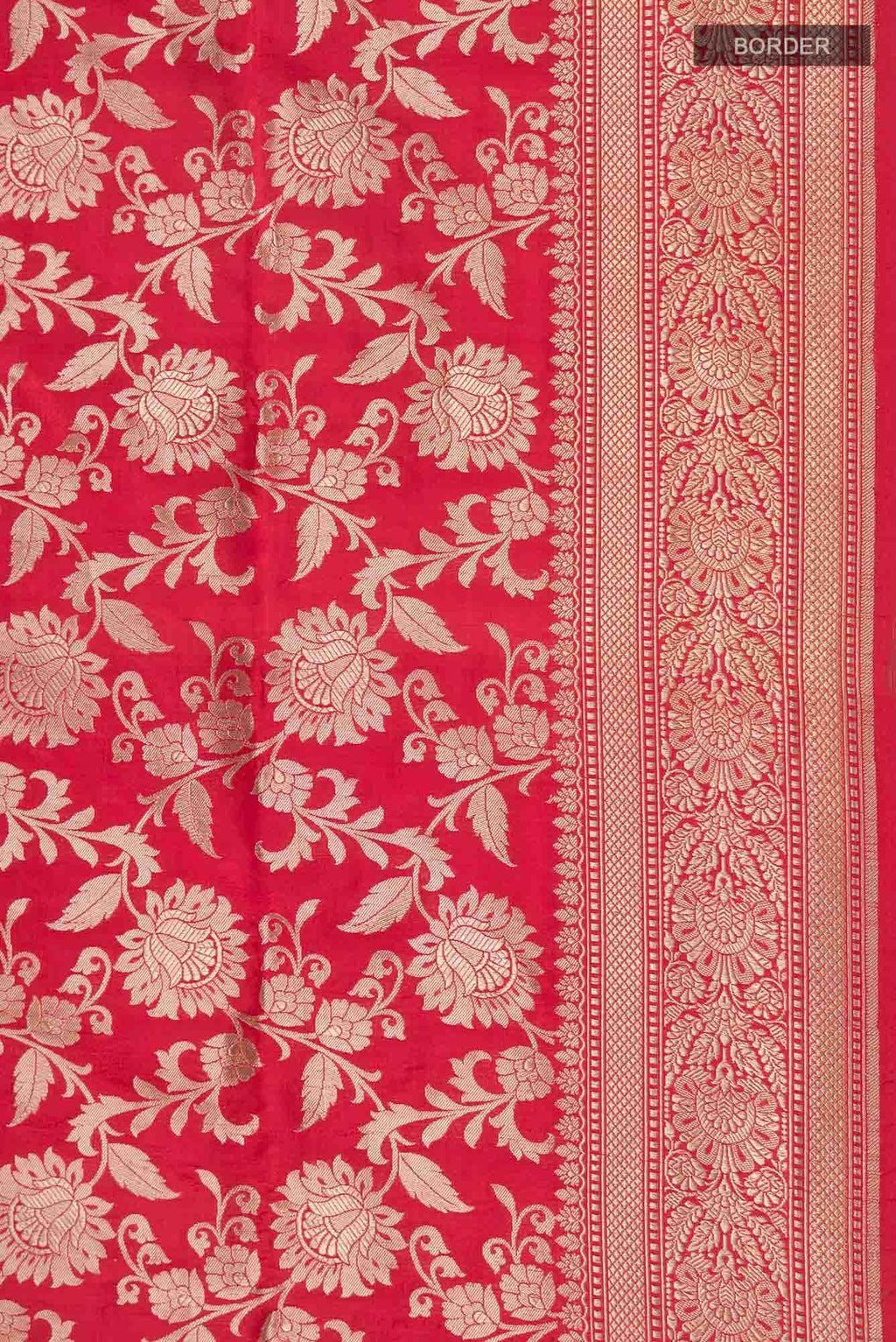 Red Banarasi Silk Saree