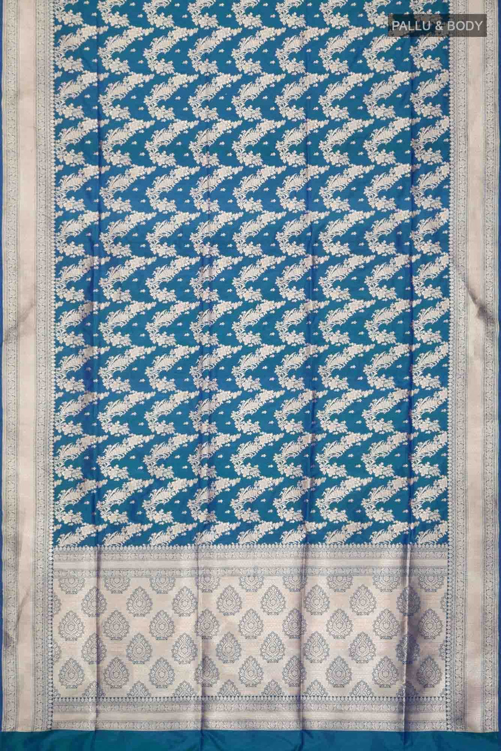 Blue Banarasi Silk Saree