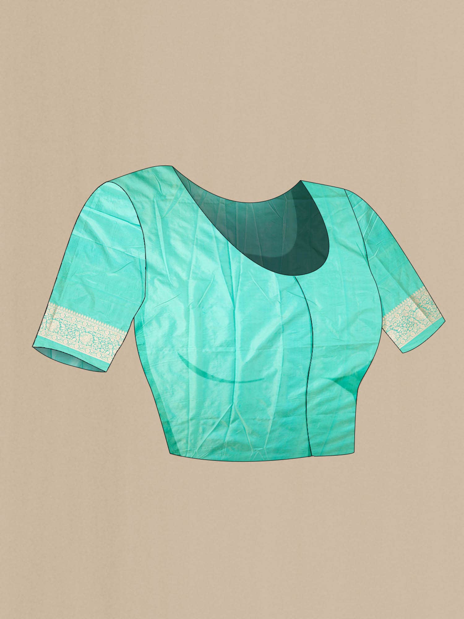 Green Banarasi Silk Saree