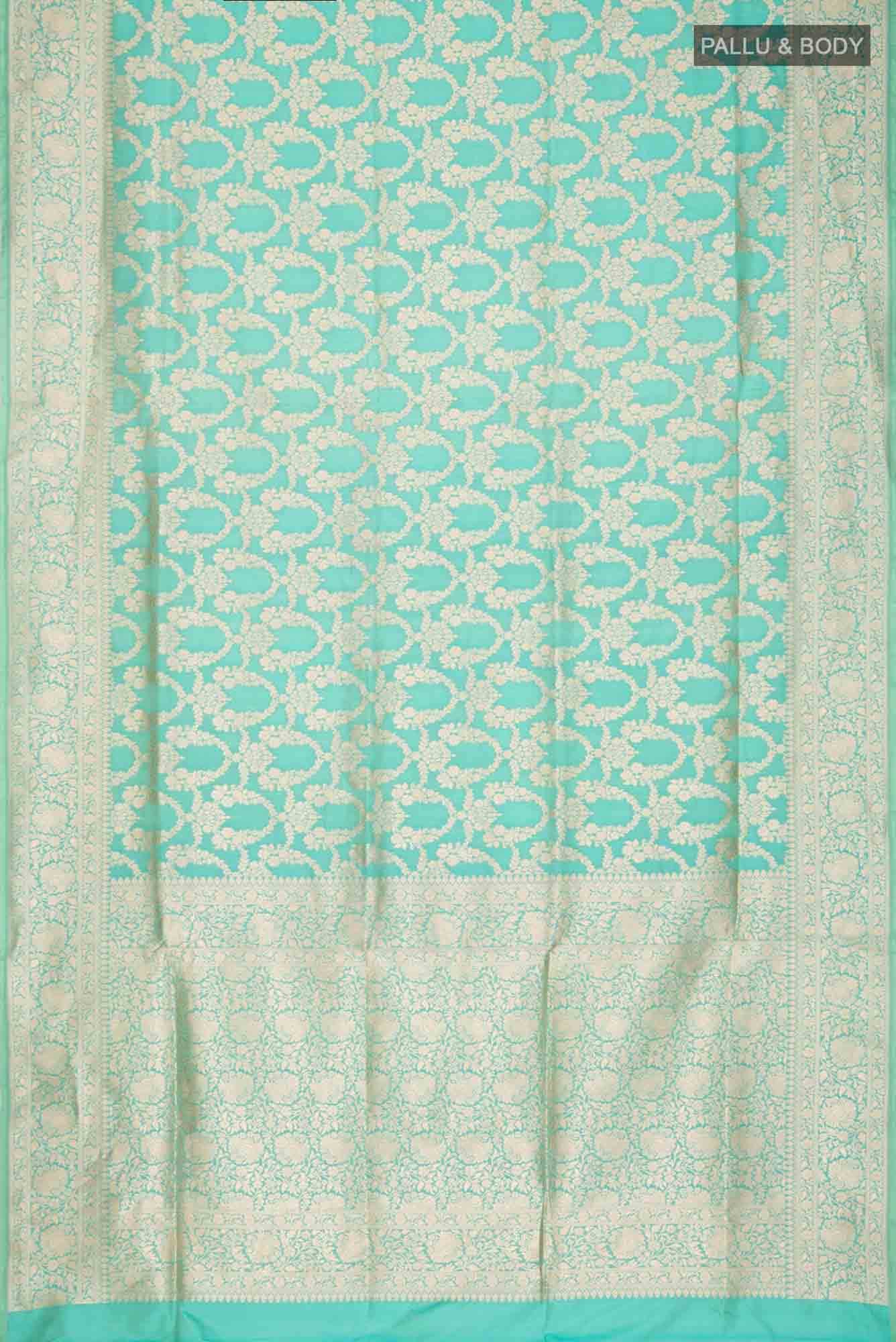 Green Banarasi Silk Saree