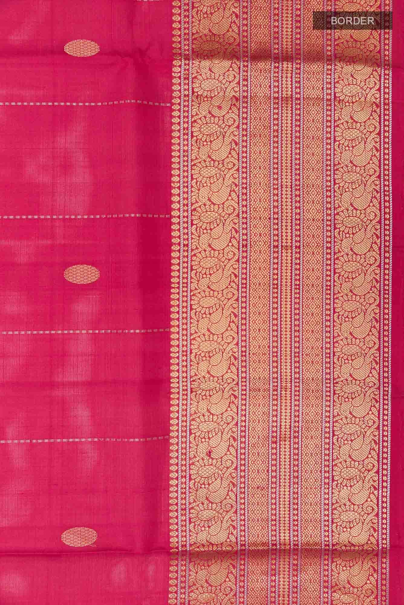Dark Pink Soft Silk Saree