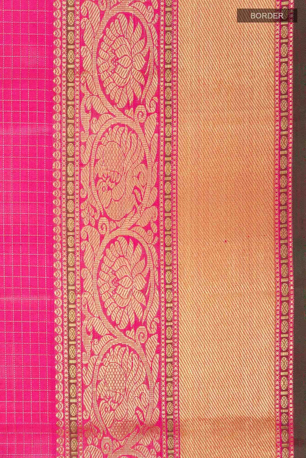 Pink Kanchipuram Silk Saree