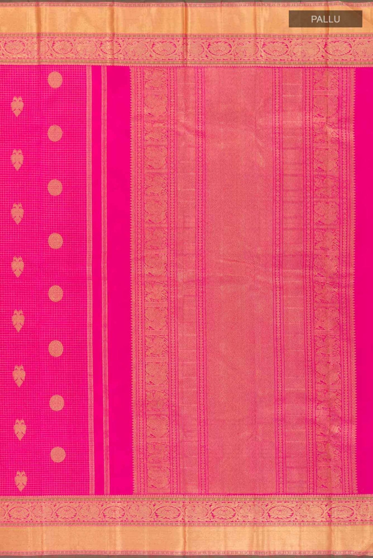Pink Kanchipuram Silk Saree