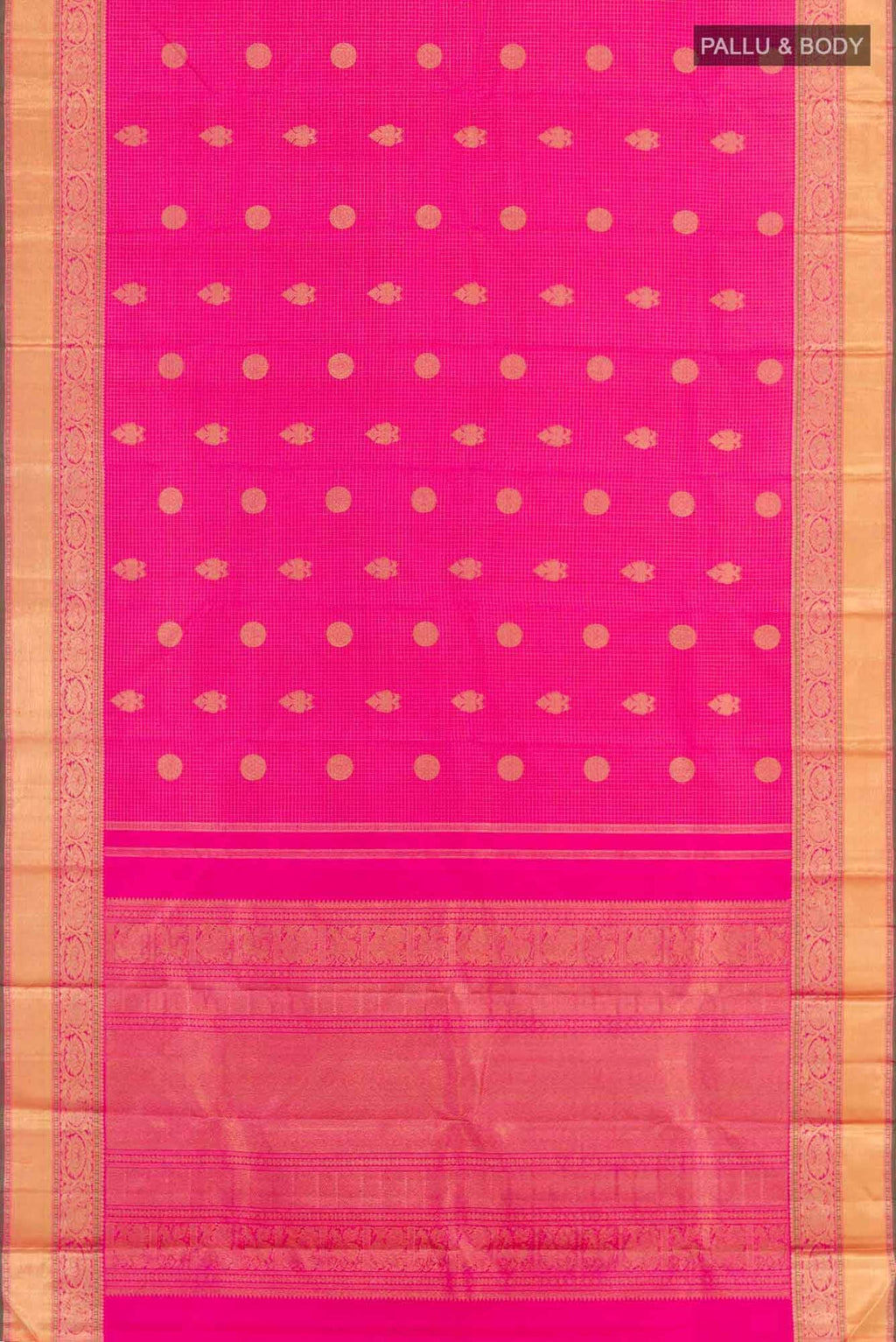 Pink Kanchipuram Silk Saree