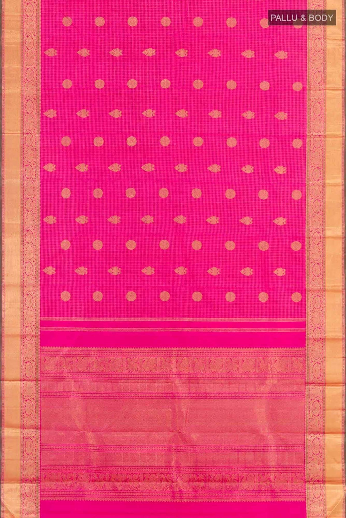 Pink Kanchipuram Silk Saree