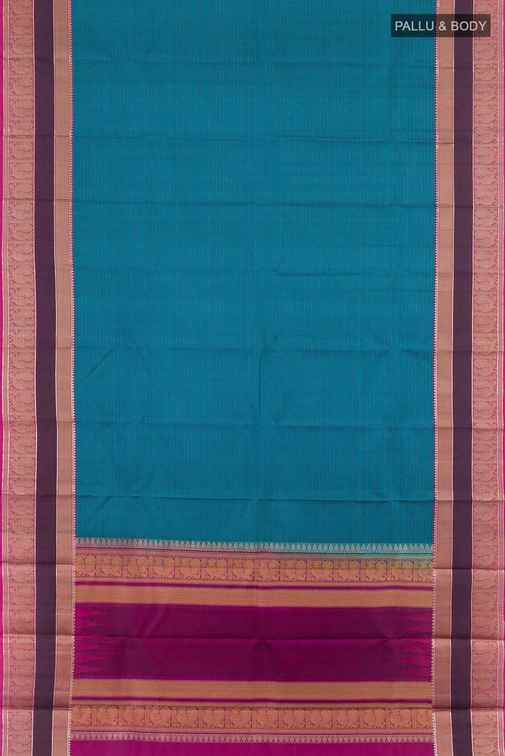 Blue Kanchipuram Silk Saree