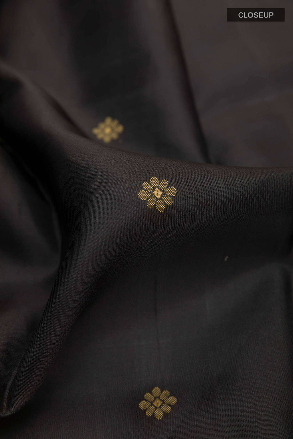 Black Kanchipuram Silk Saree