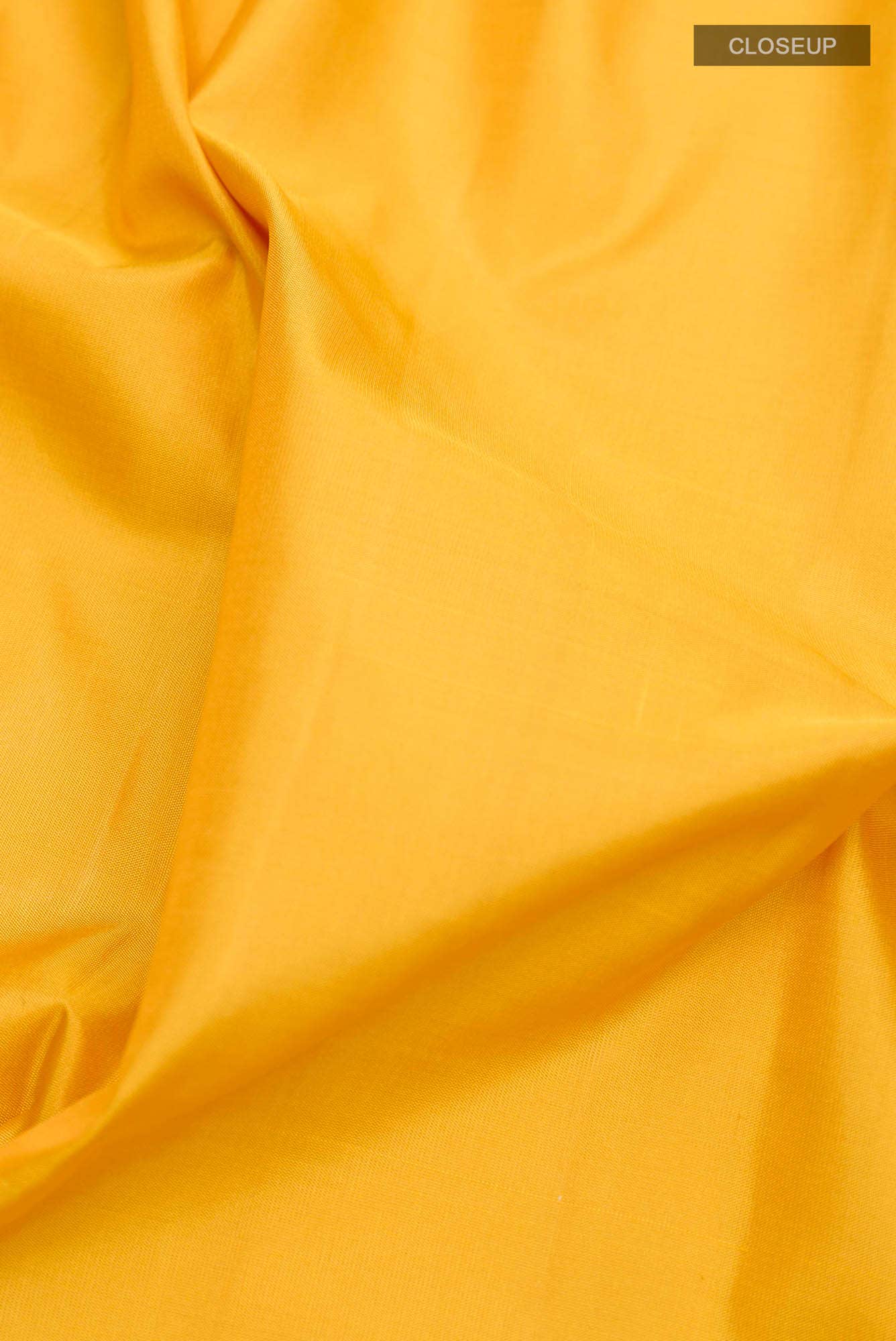 Yellow Kanchipuram Silk Saree