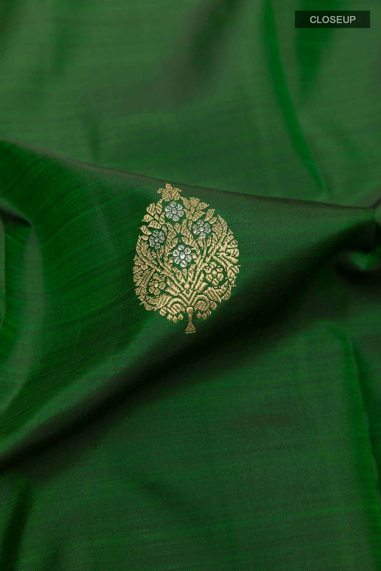 Green Kanchipuram Silk Saree