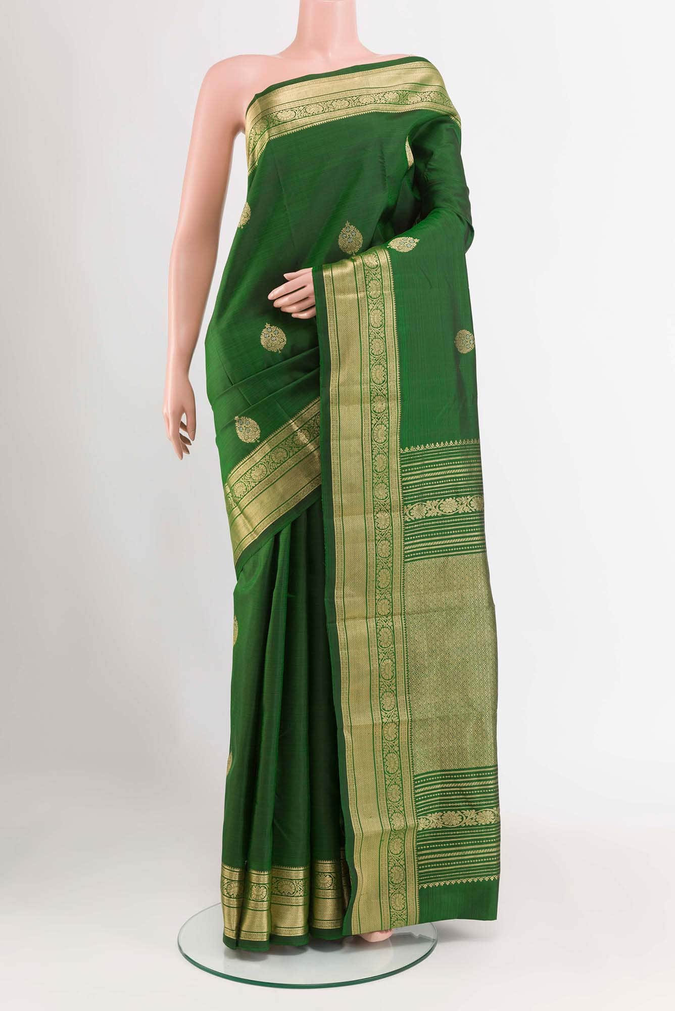Green Kanchipuram Silk Saree