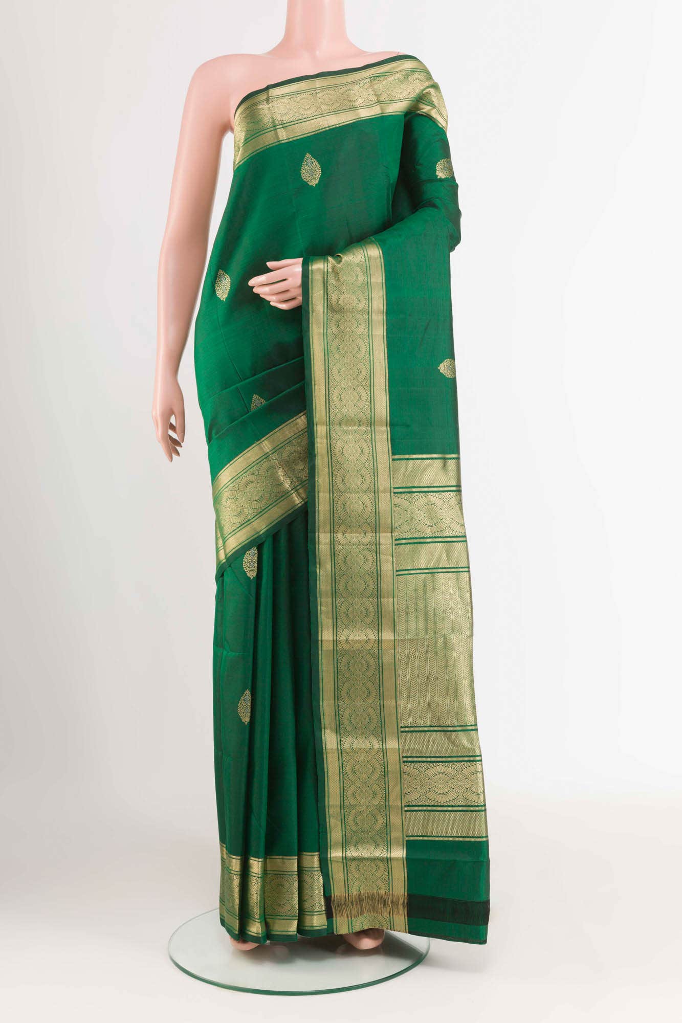 Green Kanchipuram Silk Saree