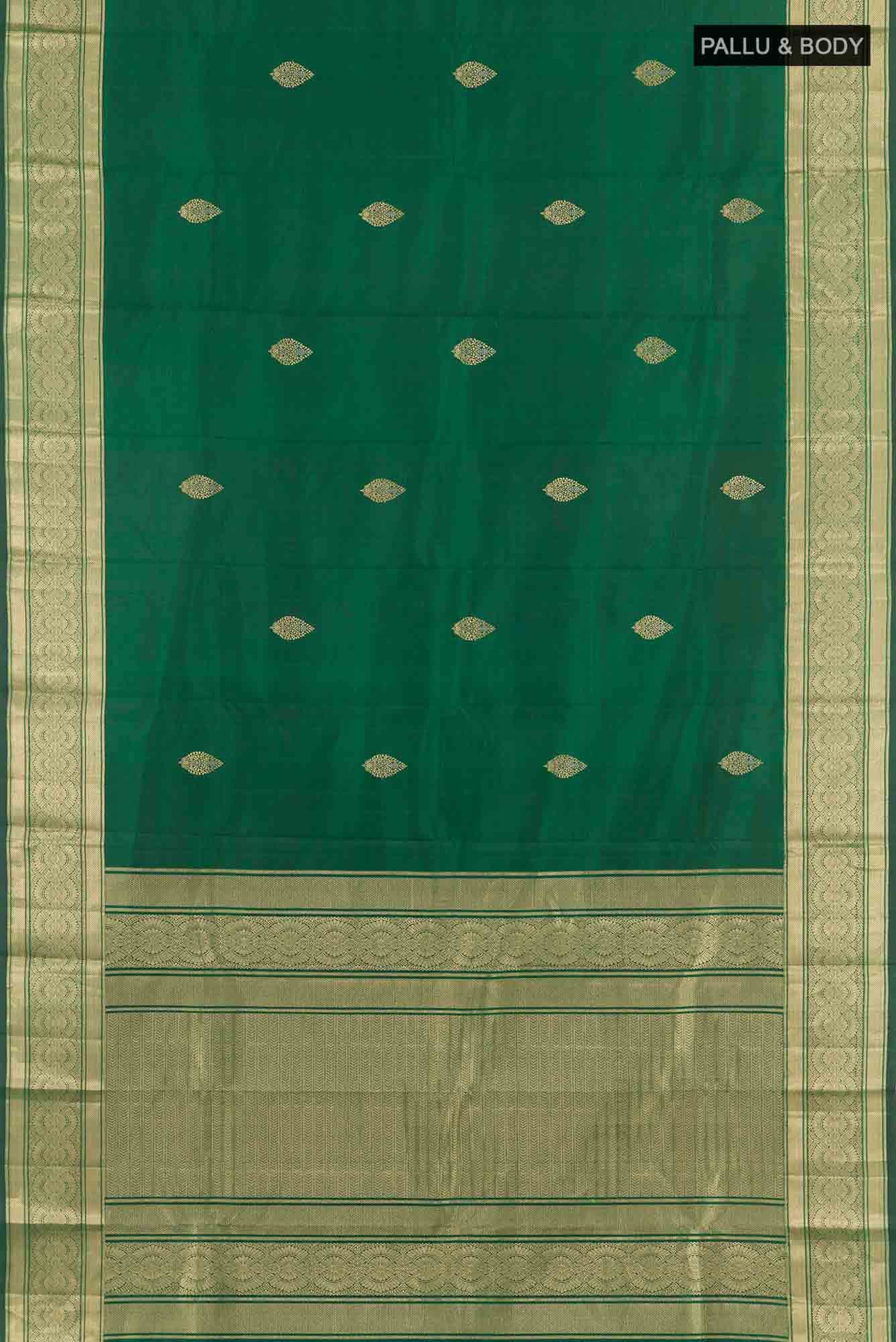 Green Kanchipuram Silk Saree