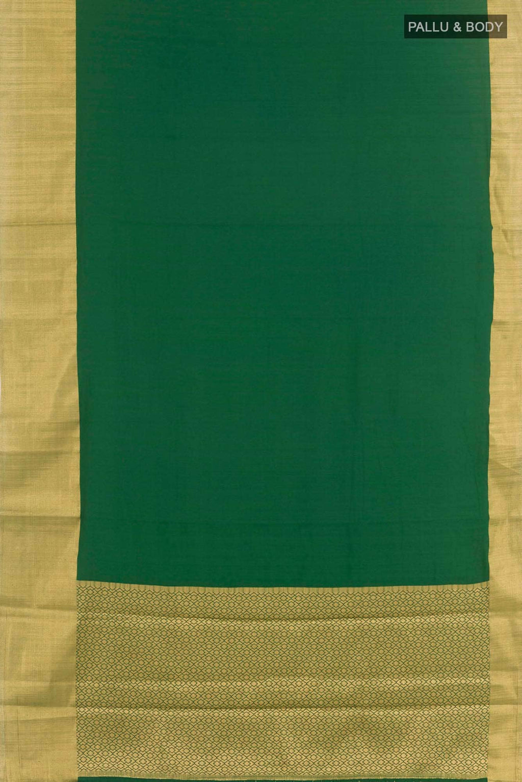 Green Blended Art Silk Saree