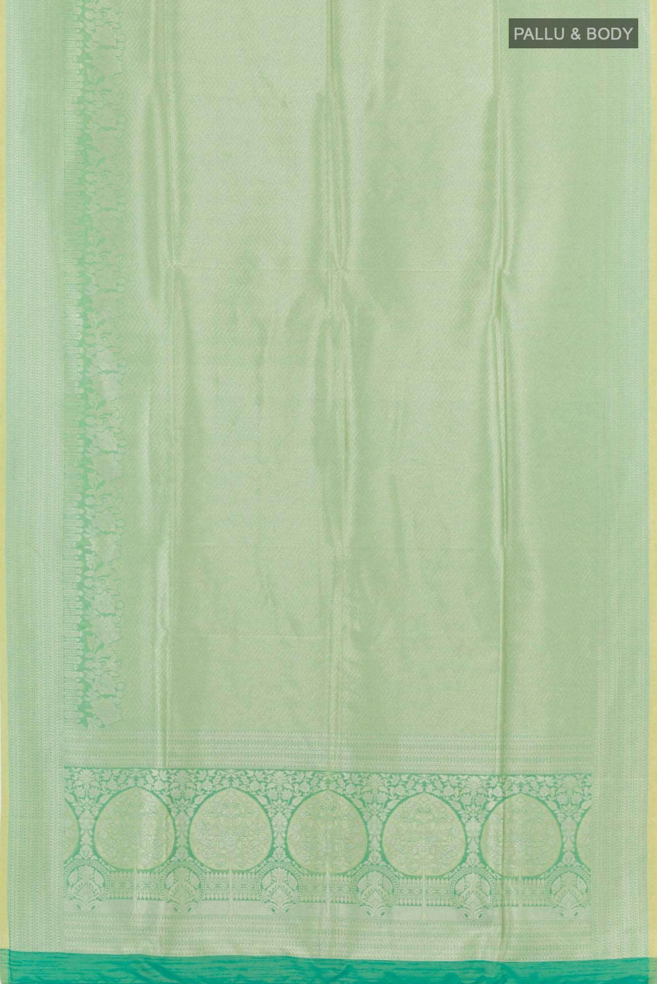Green Blended Art Silk Saree