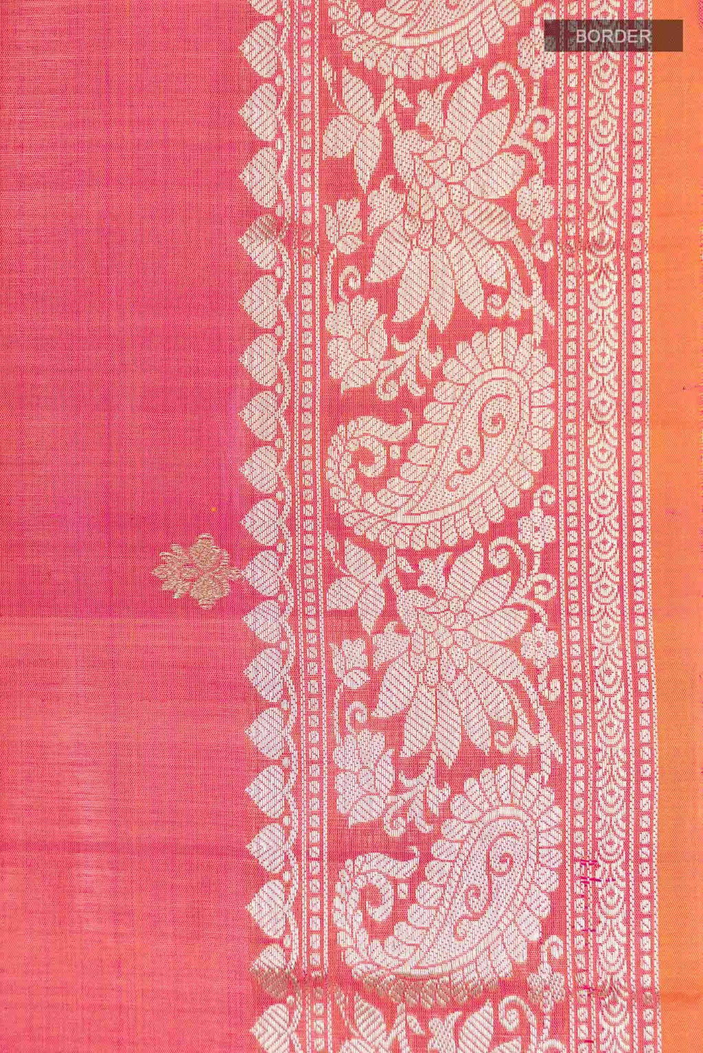 Pink Banarasi Katan Silk Saree