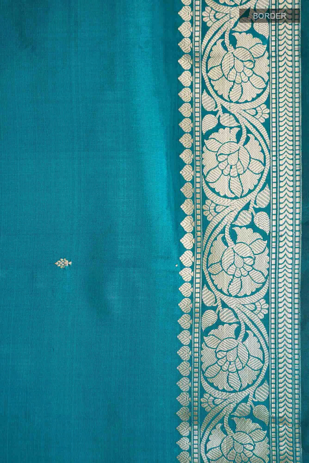 Blue Banarasi Katan Silk Saree