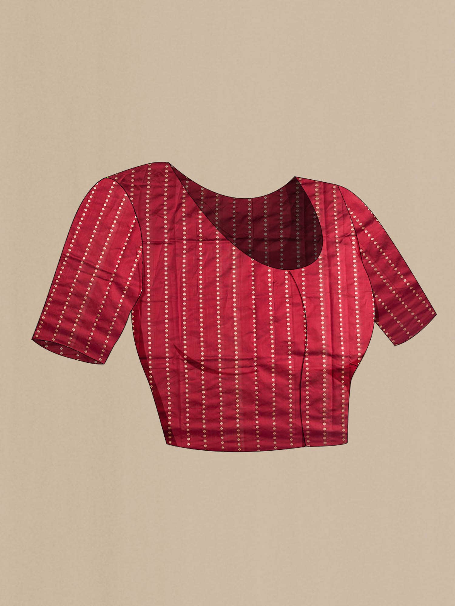 Maroon Banarasi Katan Silk Saree