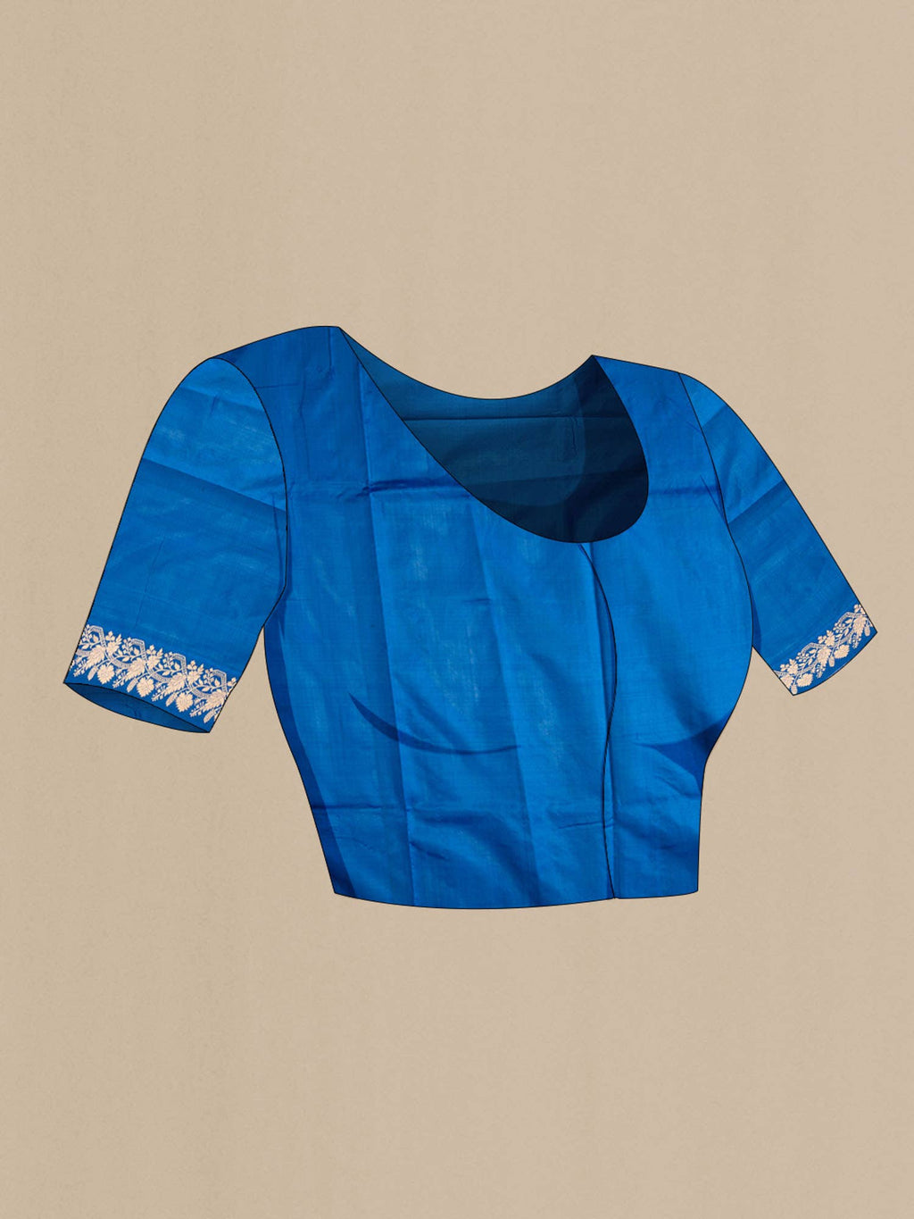 Blue Banarasi Silk Saree