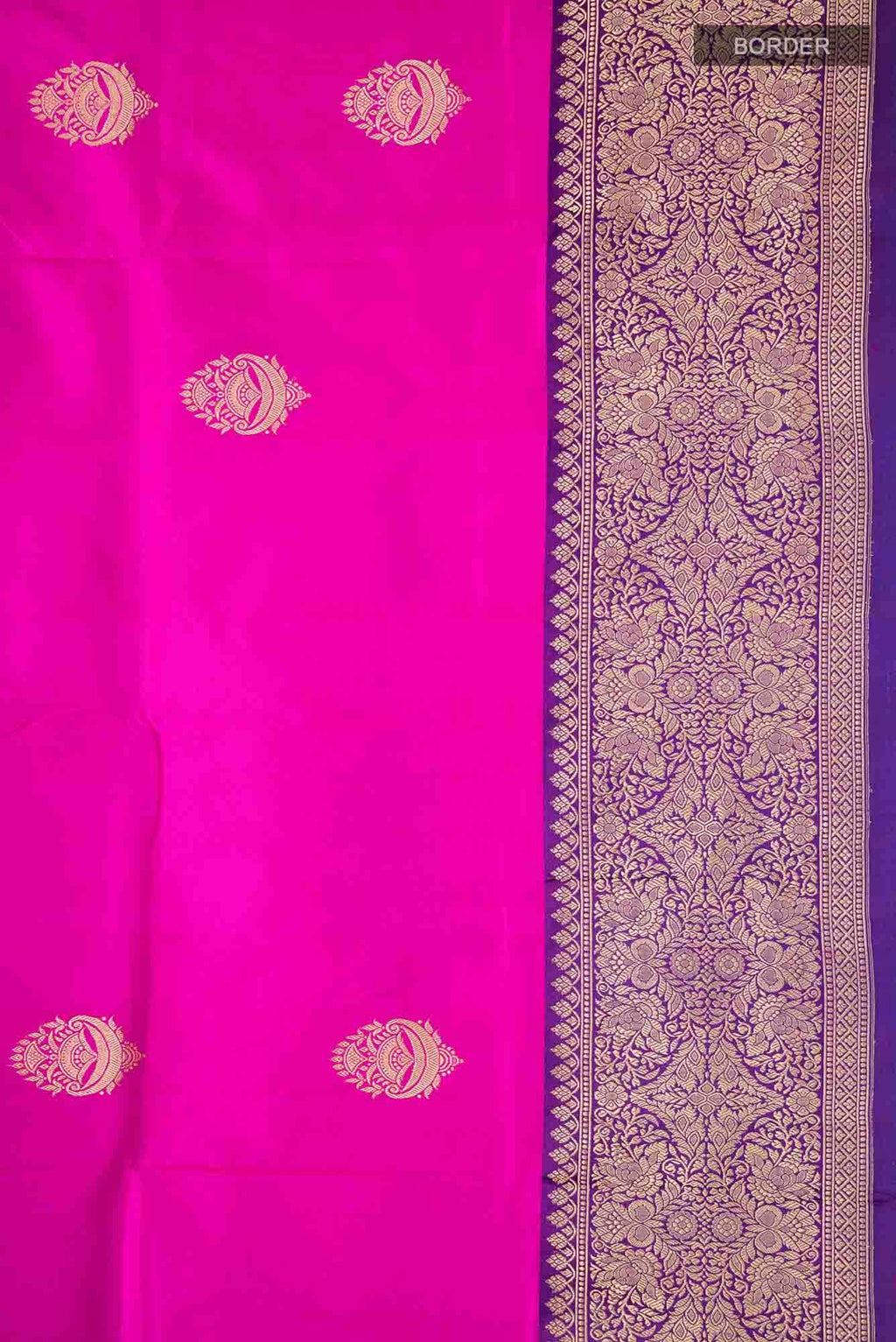Pink Banarasi Katan Silk Saree
