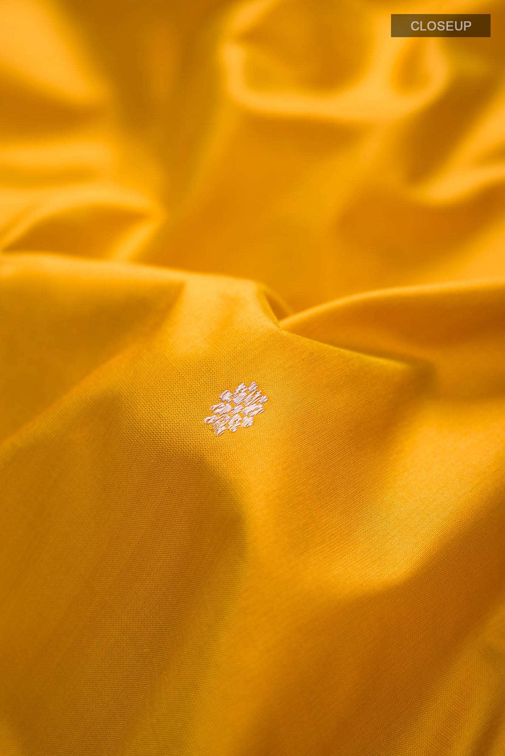Yellow Banarasi Katan Silk Saree