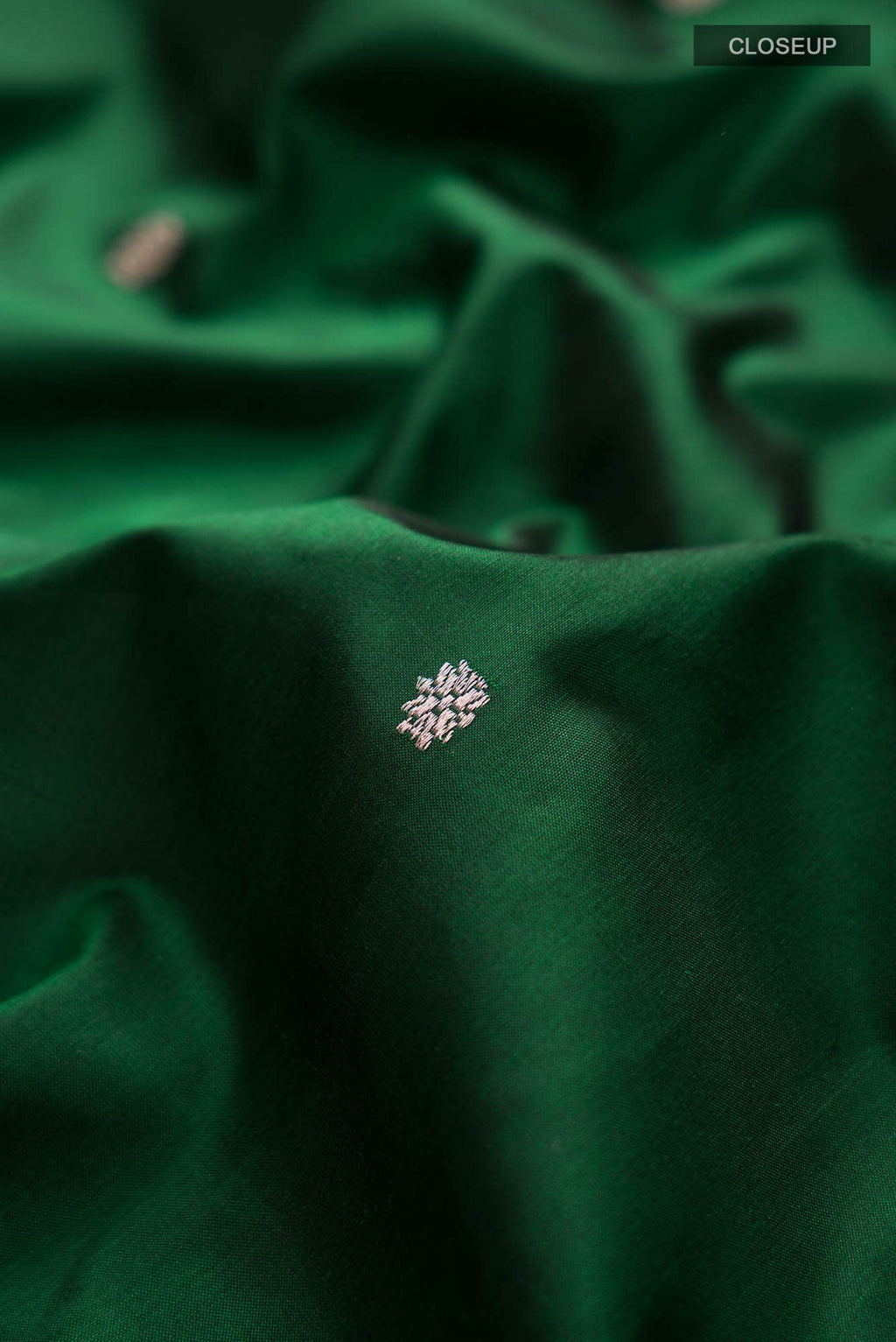 Green Banarasi Katan Silk Saree