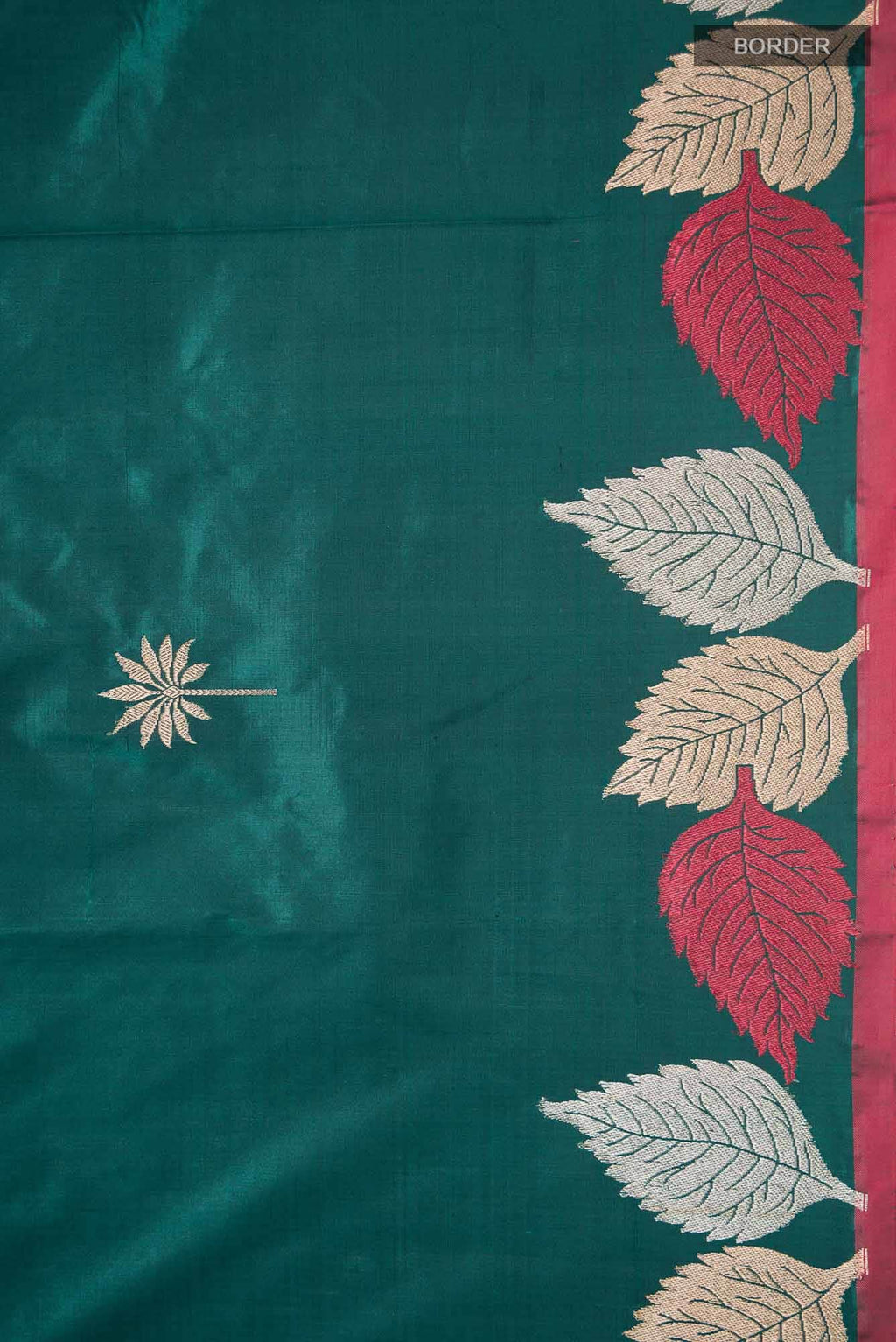 Green Banarasi Katan Silk Saree