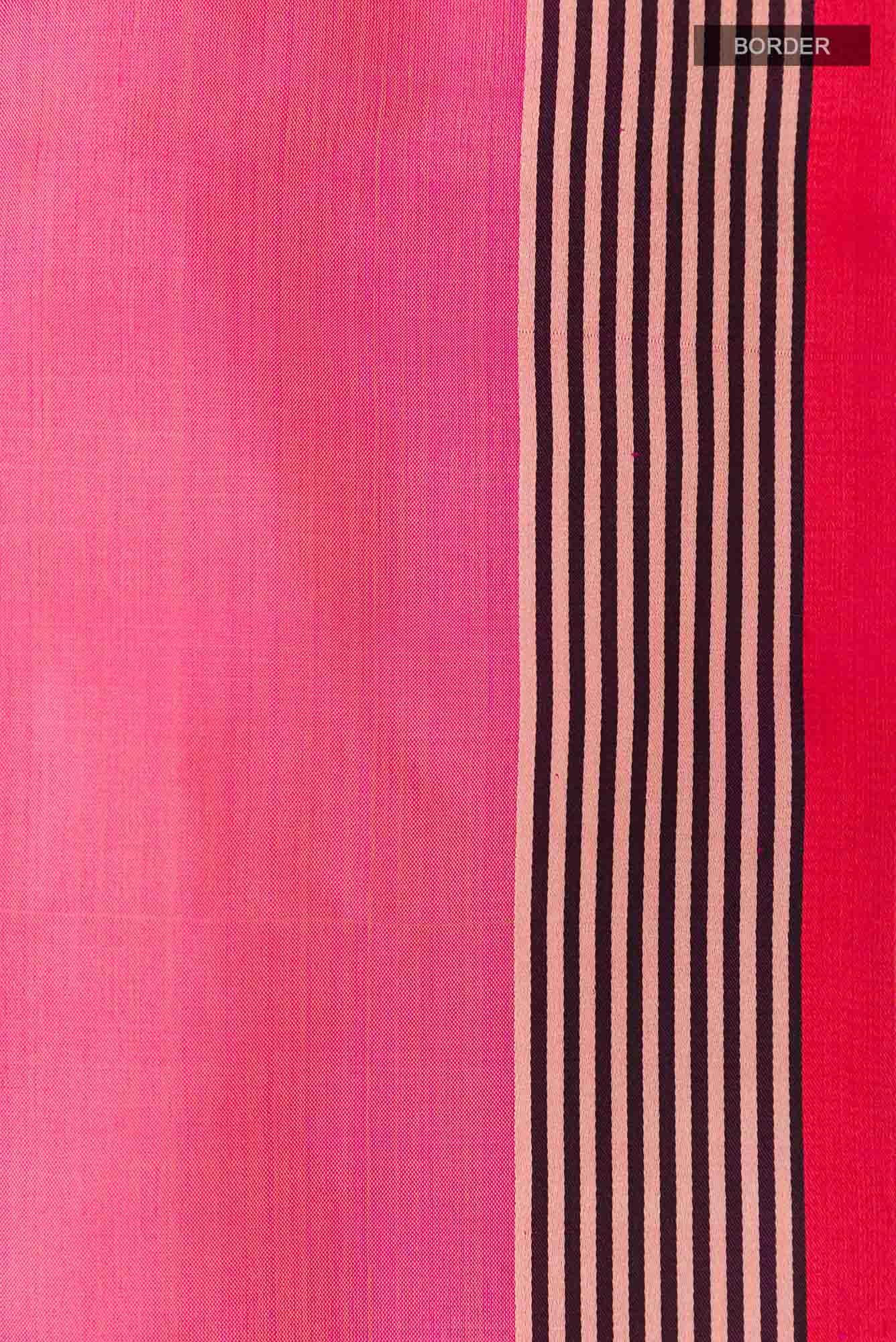Pink Banarasi Katan Silk Saree