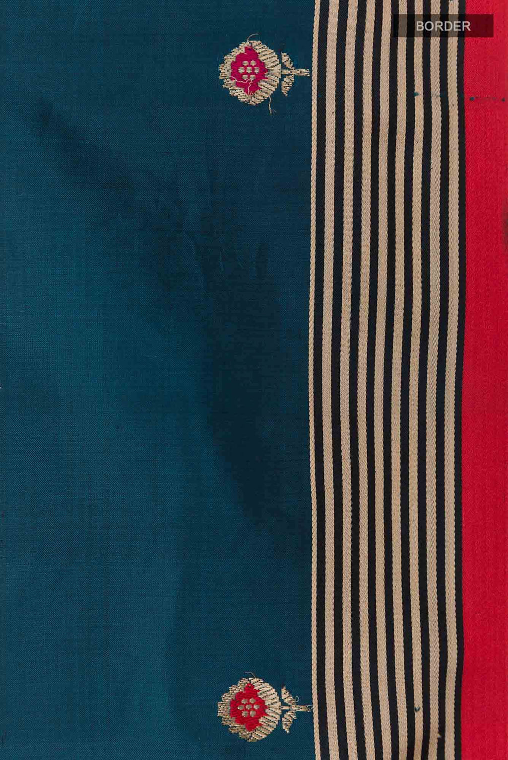 Blue Banarasi Katan Silk Saree