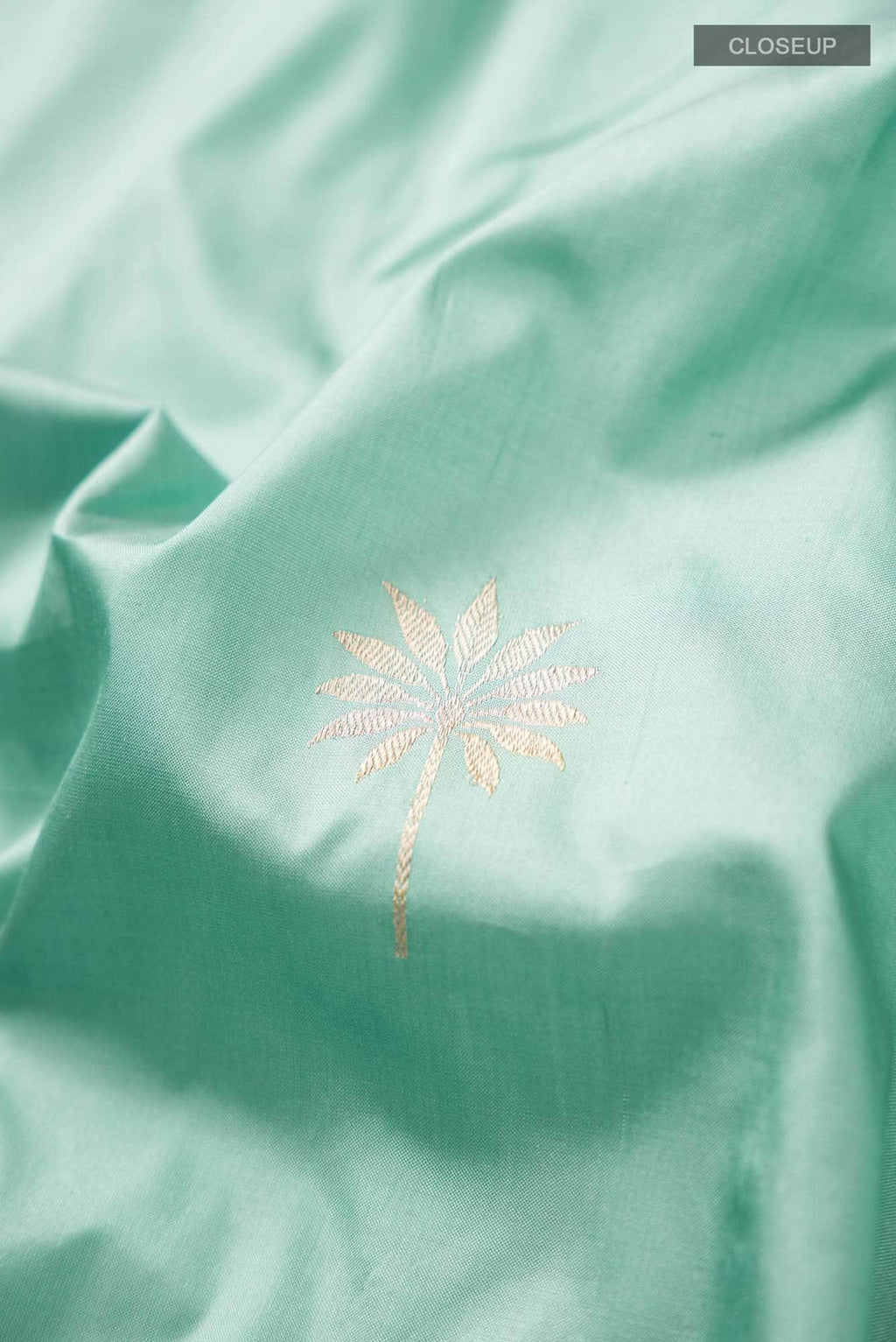 Green Banarasi Katan Silk Saree