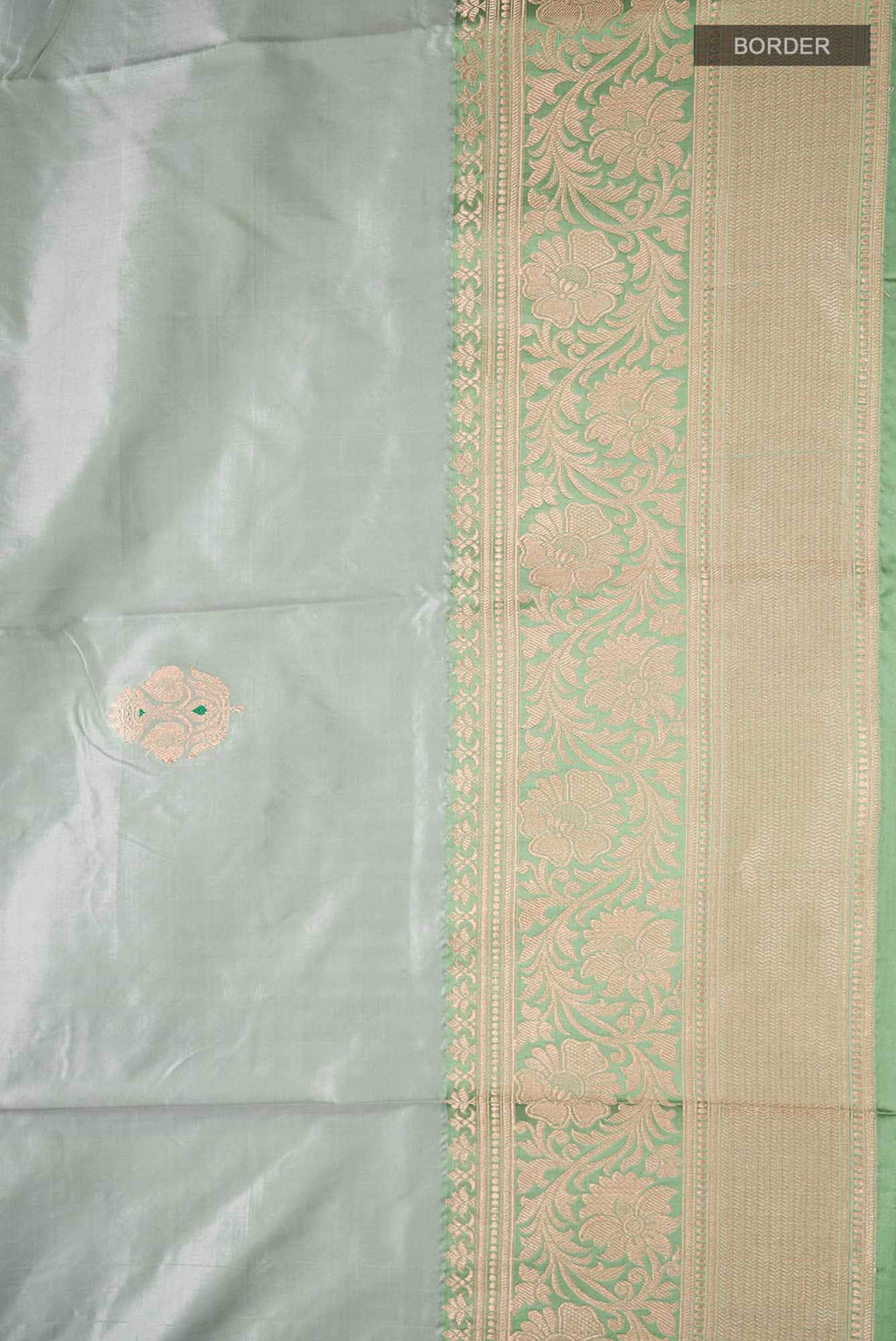 Green Banarasi Katan Silk Saree