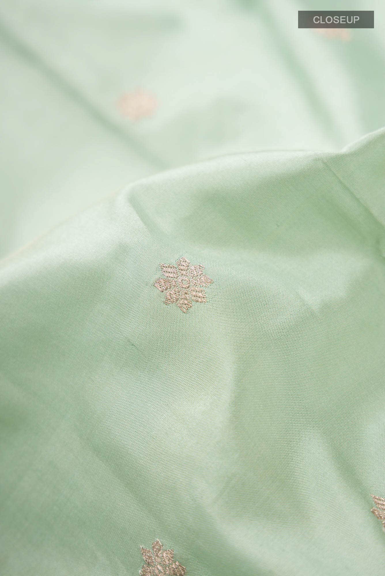 Green Banarasi Katan Silk Saree