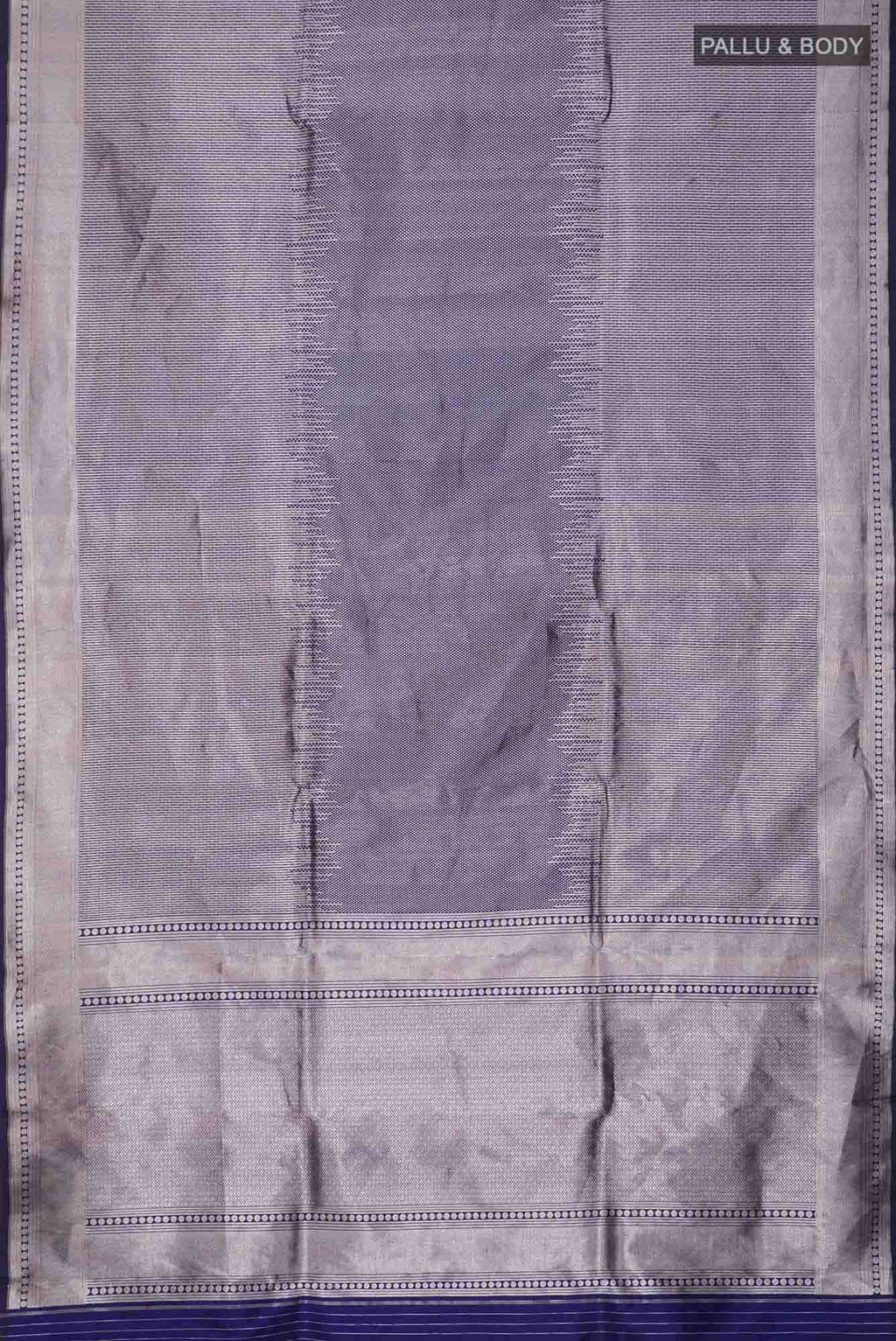 Blue Banarasi Katan Silk Saree