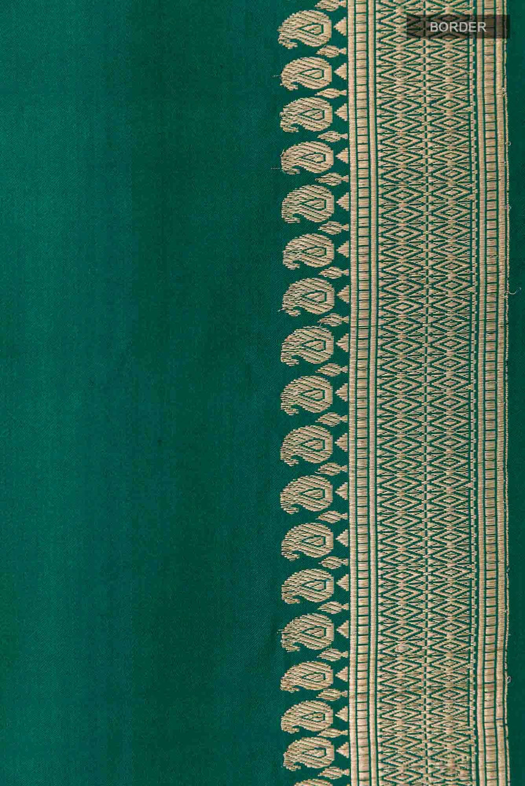 Green Banarasi Katan Silk Saree